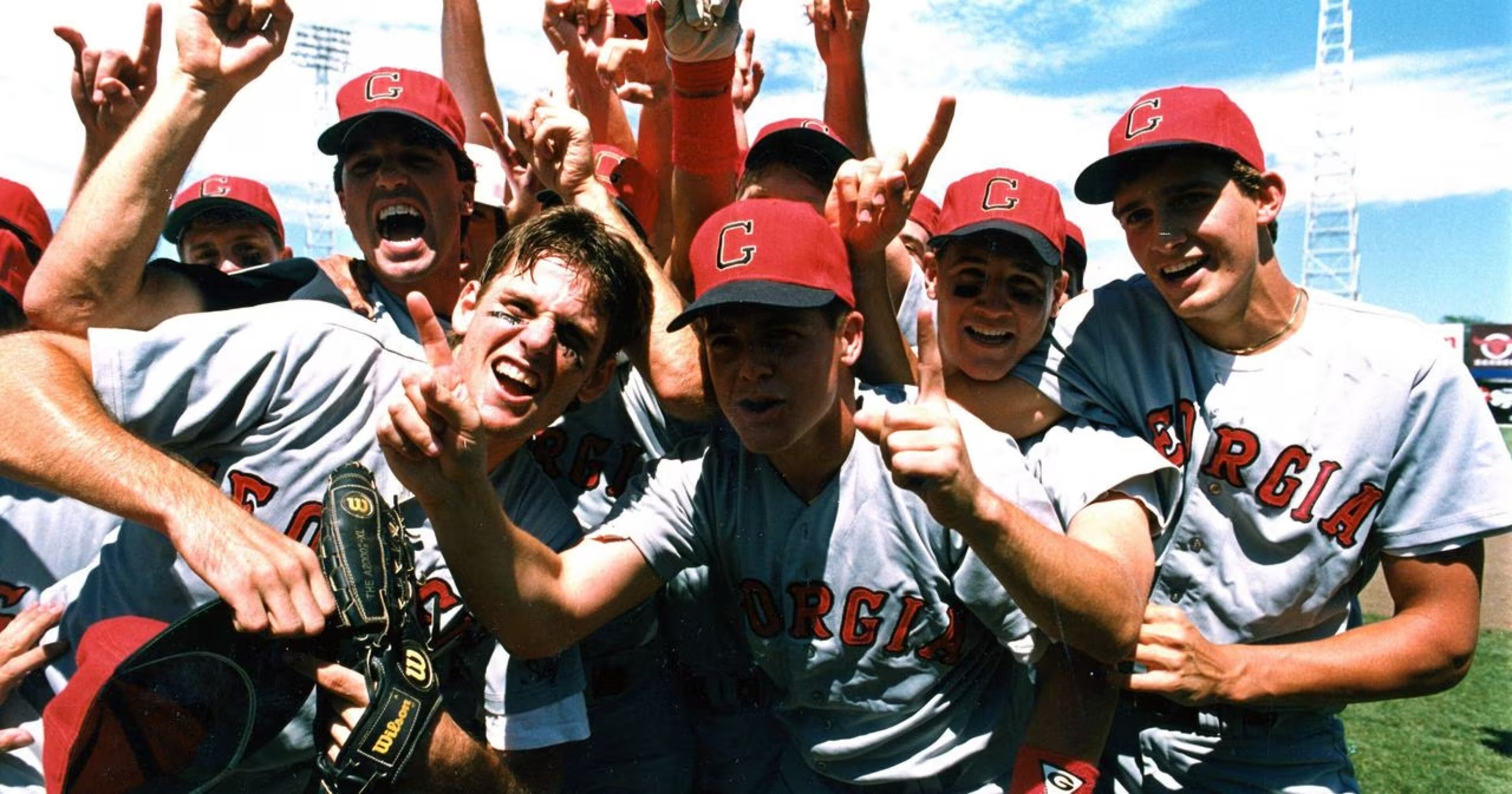 The cap worn by the 1990 College World Series champion Georgia baseball team is a favorite of Blawger Bill King. (University of Georgia)