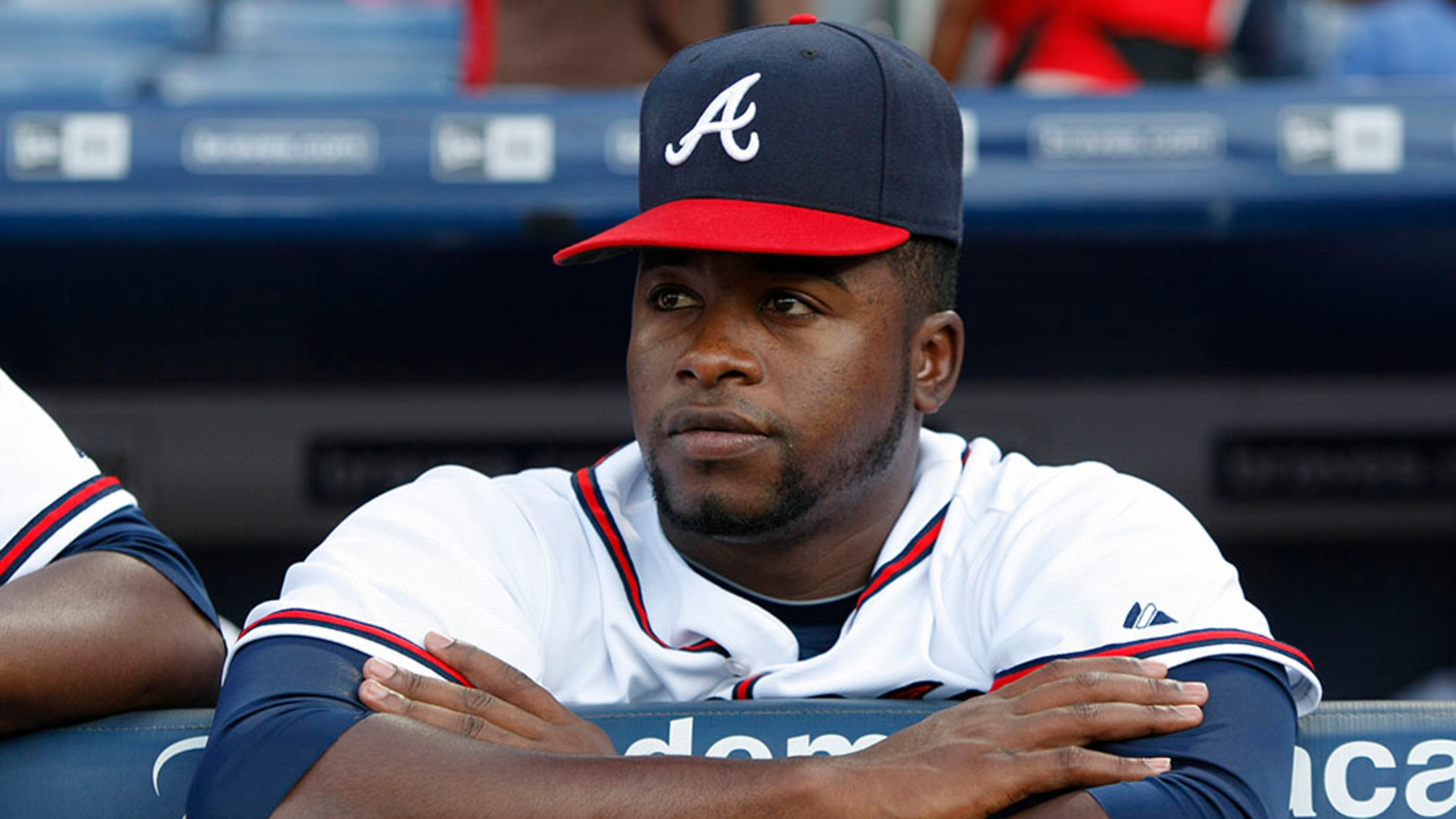 Braves pitcher Arodys Vizcaino has been the closer since the team traded Jim Johnson.