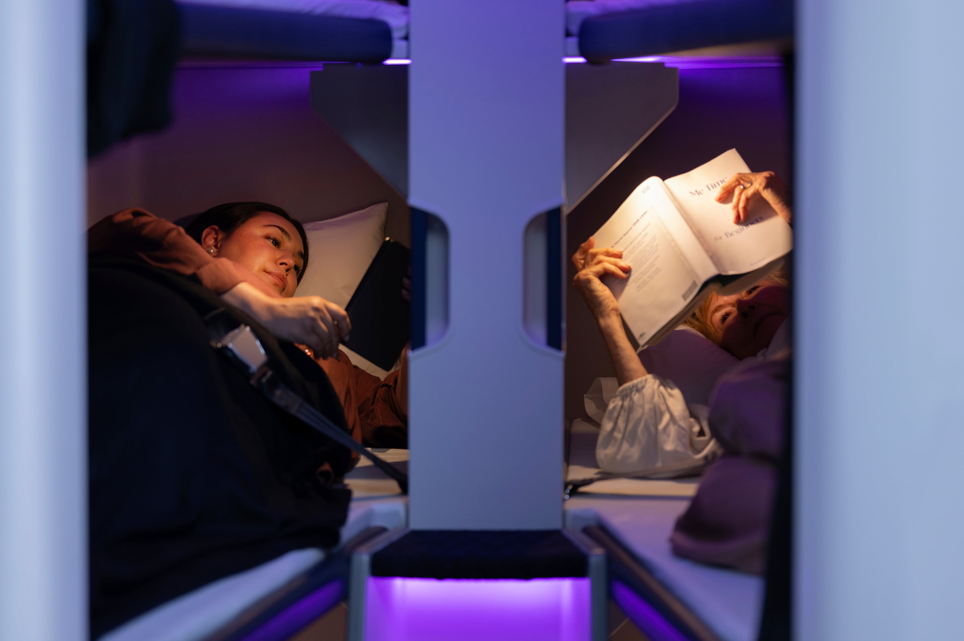 New Zealand Plane Economy Bunks