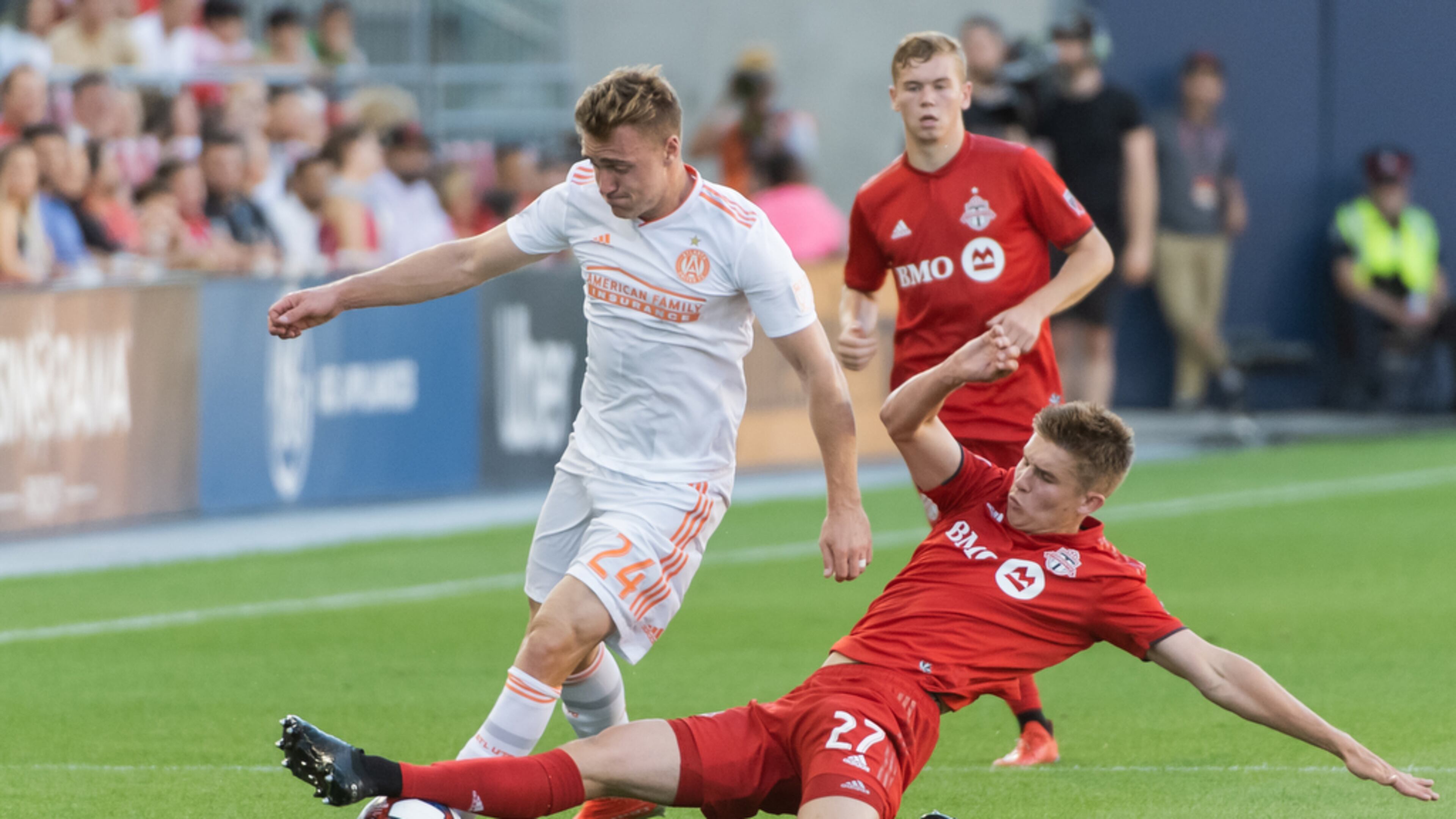 Atlanta United at Toronto FC. BMO Field - June 26, 2019. PHOTO: Steve Kingsman / Freestyle Photography for Atlanta United