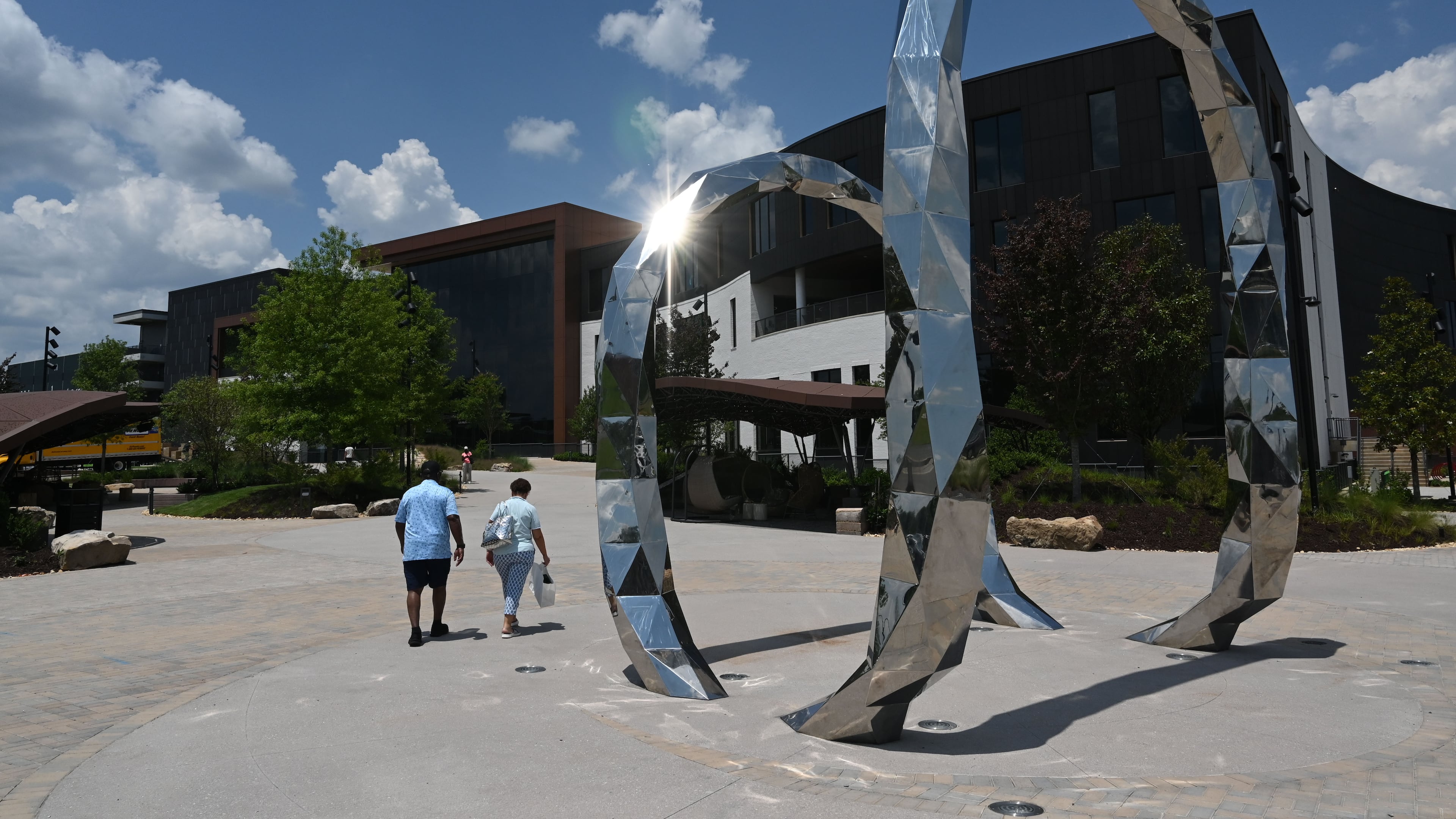 Trilith Live at the Town at Trilith is shown Thursday, June 11, 2026, in Fayetteville. The Trilith Foundation Studio Tour offers a guided trolley ride through Trilith Studios, North America’s largest movie-making campus, in Fayetteville. (Hyosub Shin/AJC)