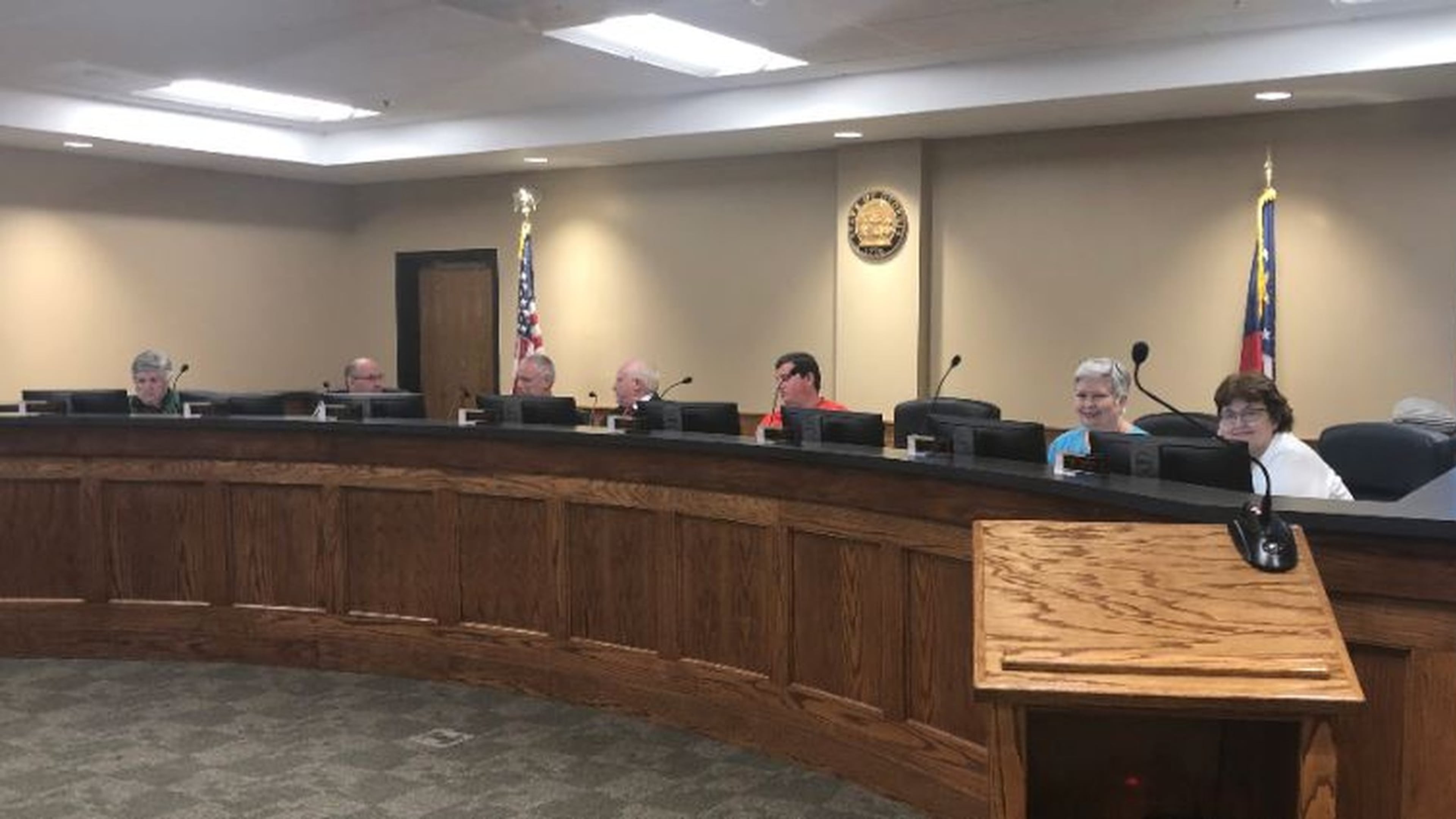 The Pickens County school board met Tuesday afternoon, went into a closed session and said they wouldn’t be taking any action Tuesday.