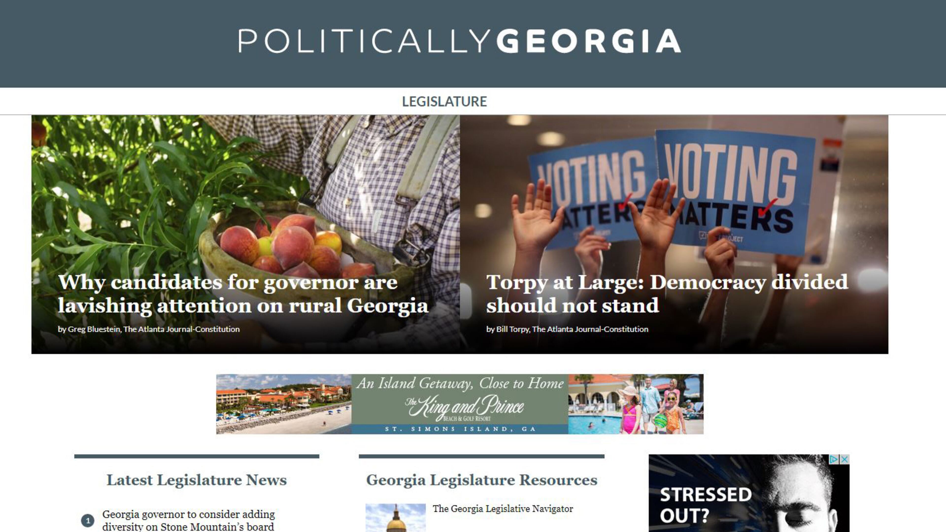 The Atlanta Journal-Constitution launches Politically Georgia, a new subscriber digital product and premium newsletter with Georgia political news.