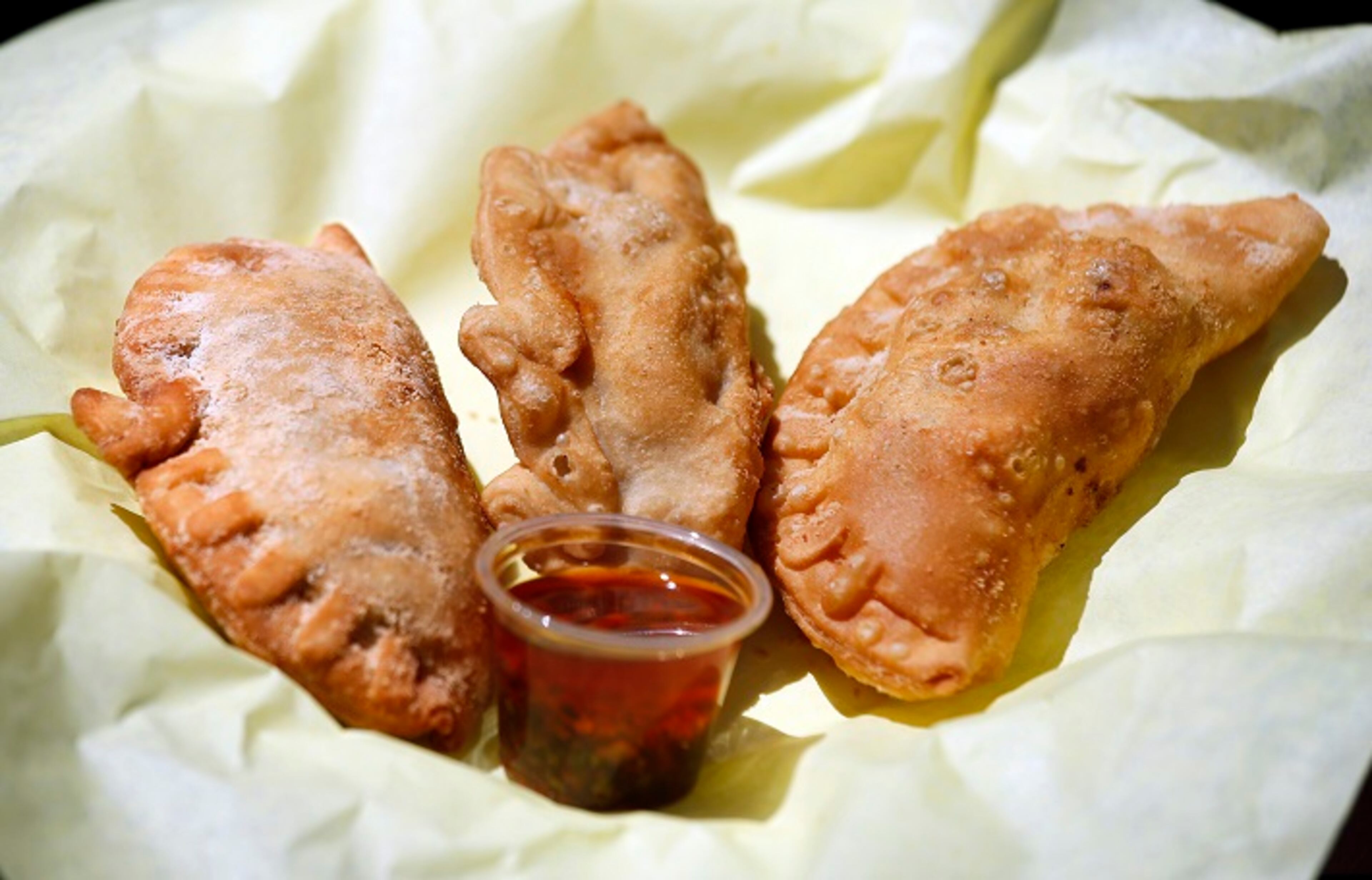 Empanadas are on the menu at Mapuche, an Argentinian food truck. (Mel Melcon/Los Angeles Times/TNS)