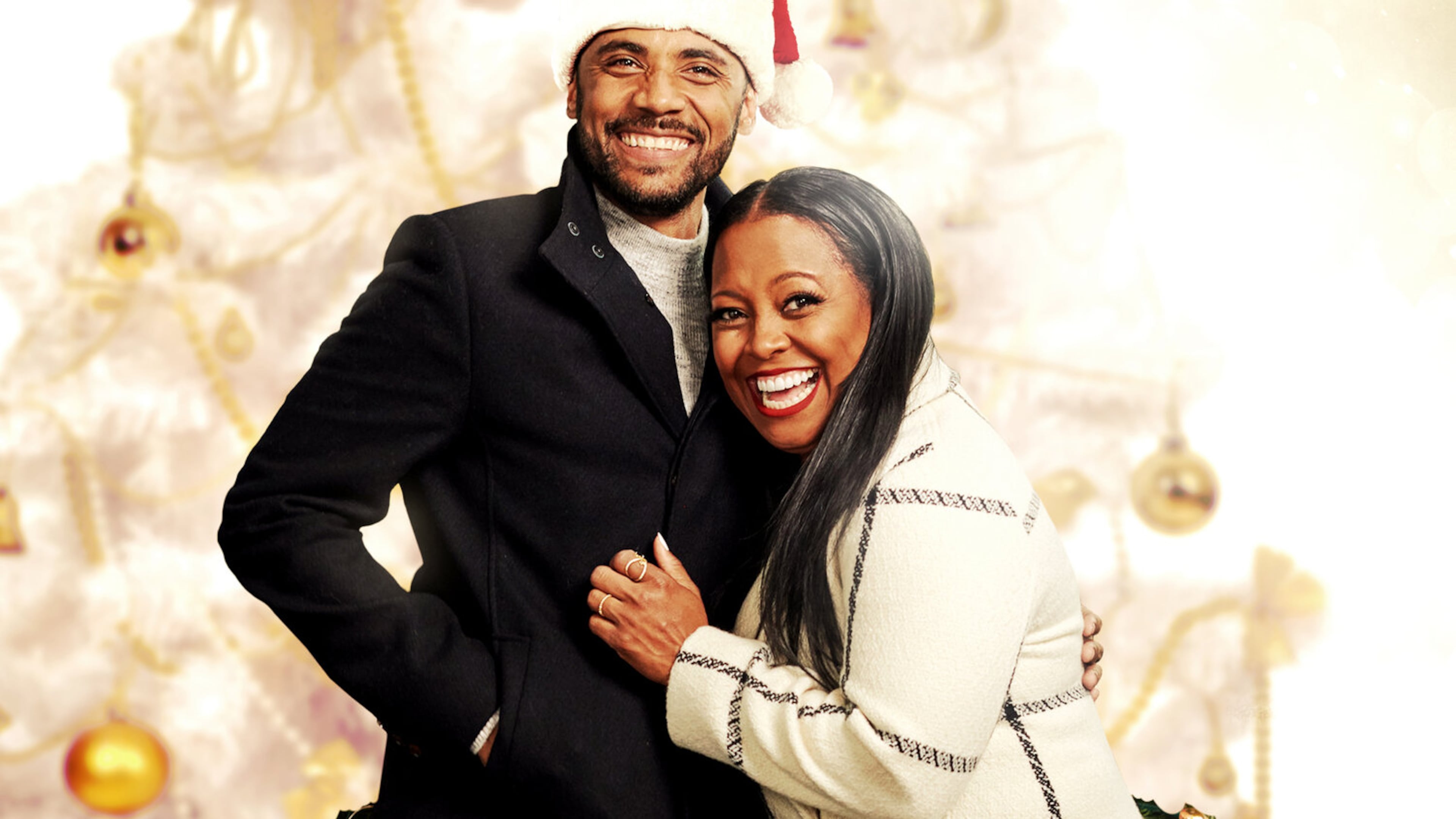 Keshia Knight Pulliam with Jarod Joseph in the Lifetime Christmas movie "Christmas Aunt" debuting Sunday, Nov. 1 at 8 p.m. CR: Lifetime