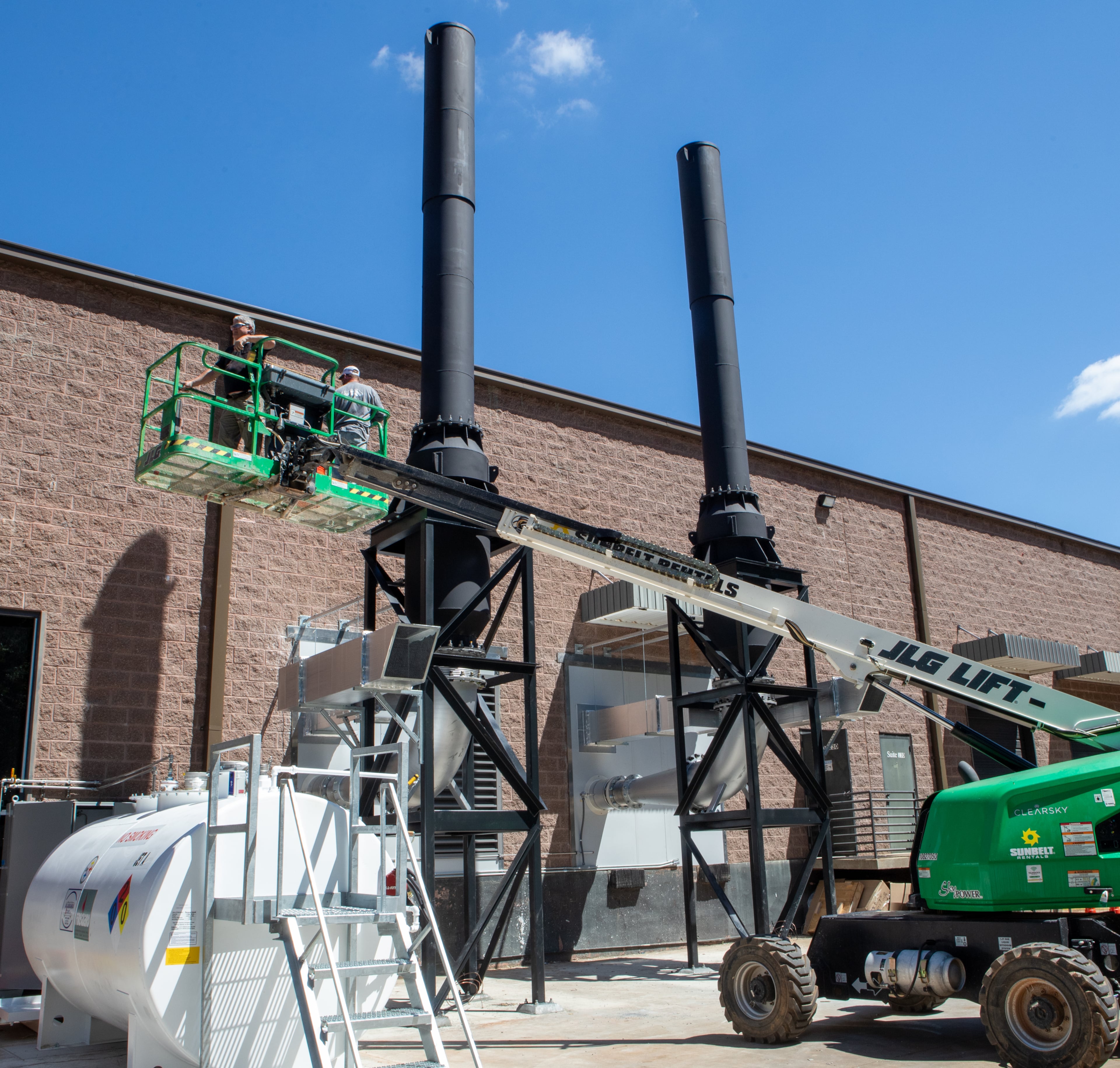 PBS Aerospace opened its first U.S. production facility in Roswell, where the company tests jet engines and works to supply the increasing demand for precision engines, largely used in military defense systems. (Jenni Girtman for the AJC 2025)