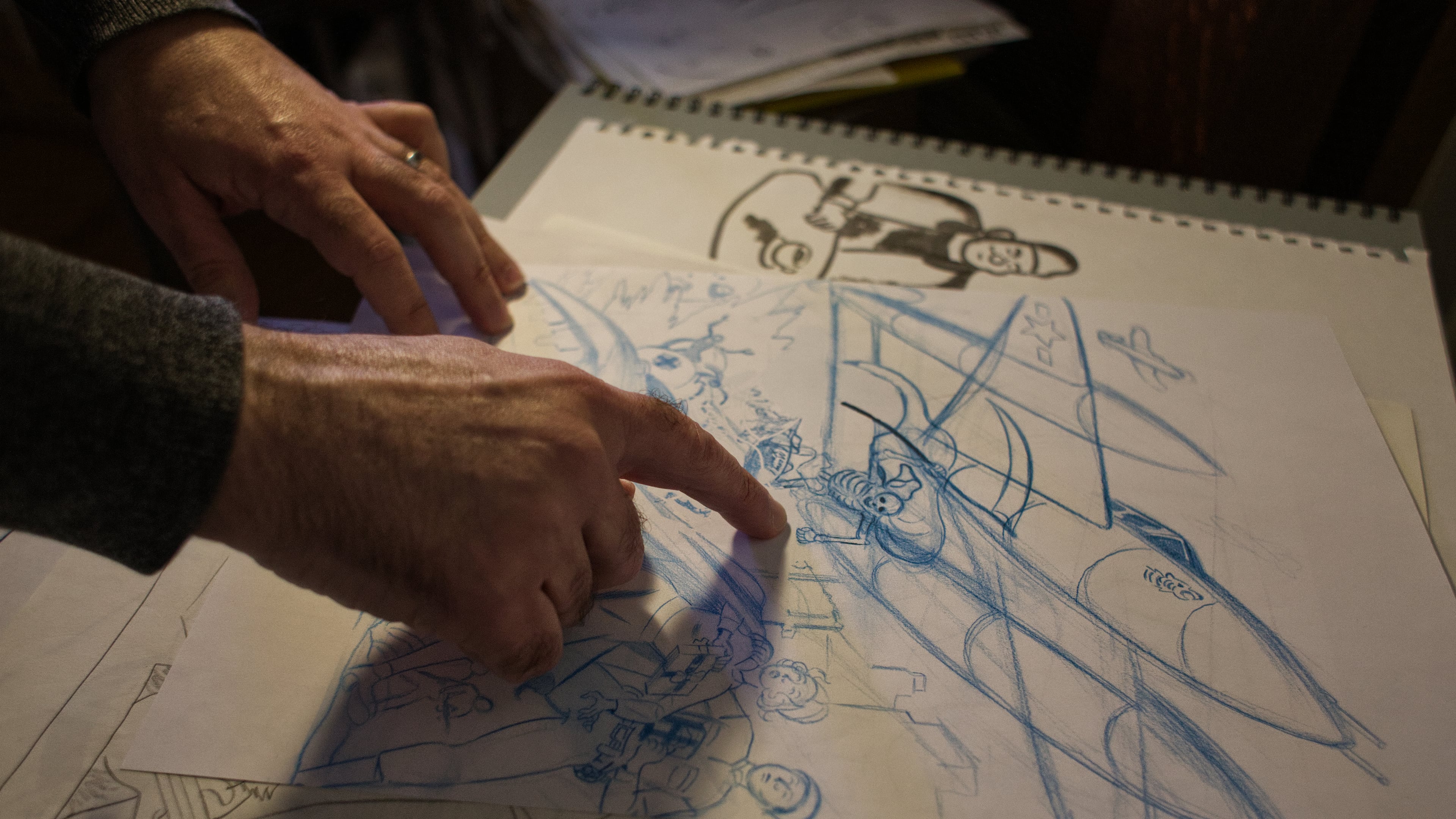 Atlanta illustrator Rich Tommaso employs classic techniques to make comics suitable for the modern age. (Dustin Timbrook/Courtesy of Arts ATL)