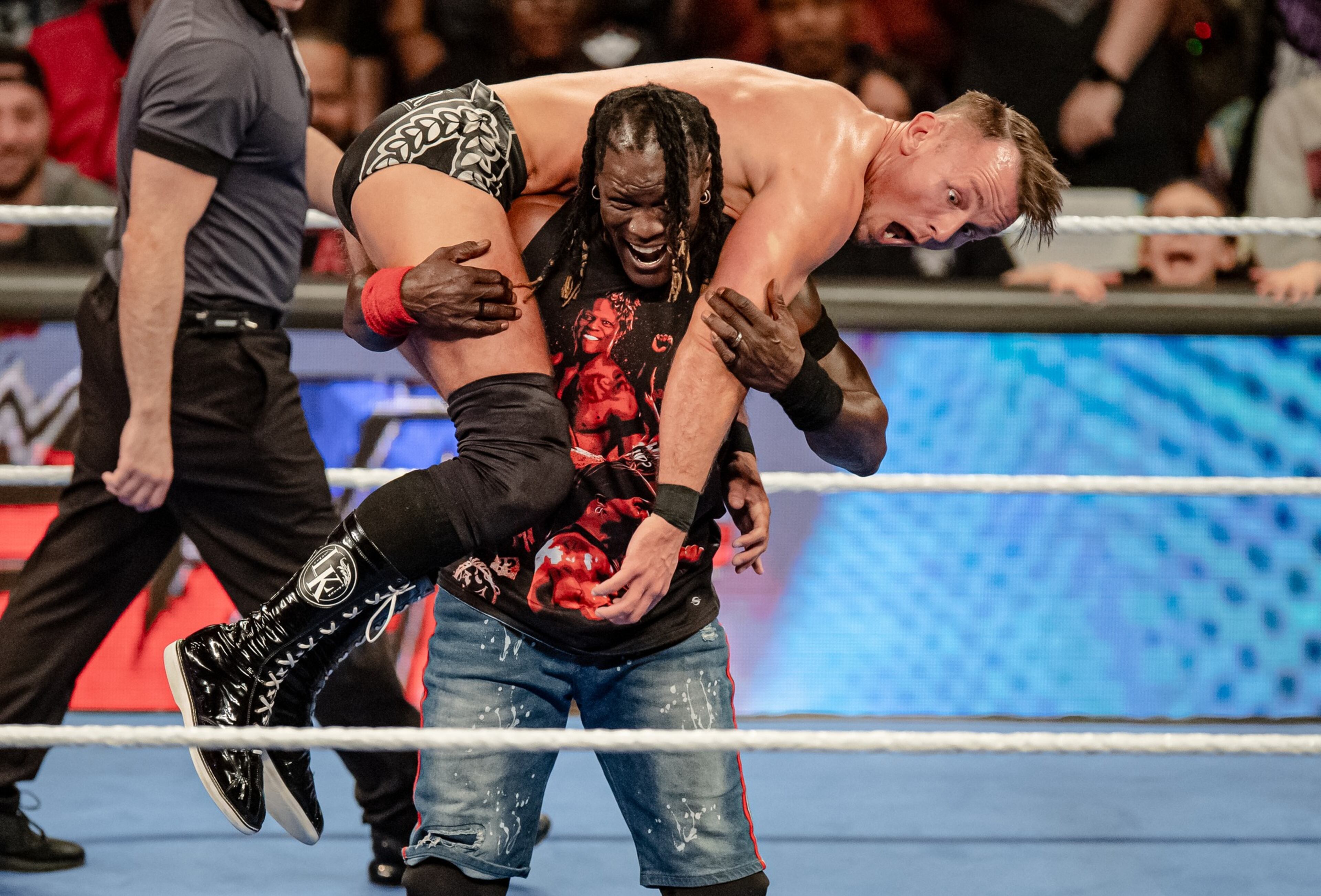 WWE’s Saturday Night Main Event is coming to State Farm Arena on Saturday and will be followed by Evolution women’s wrestling the next night. (Courtesy of State Farm Arena)