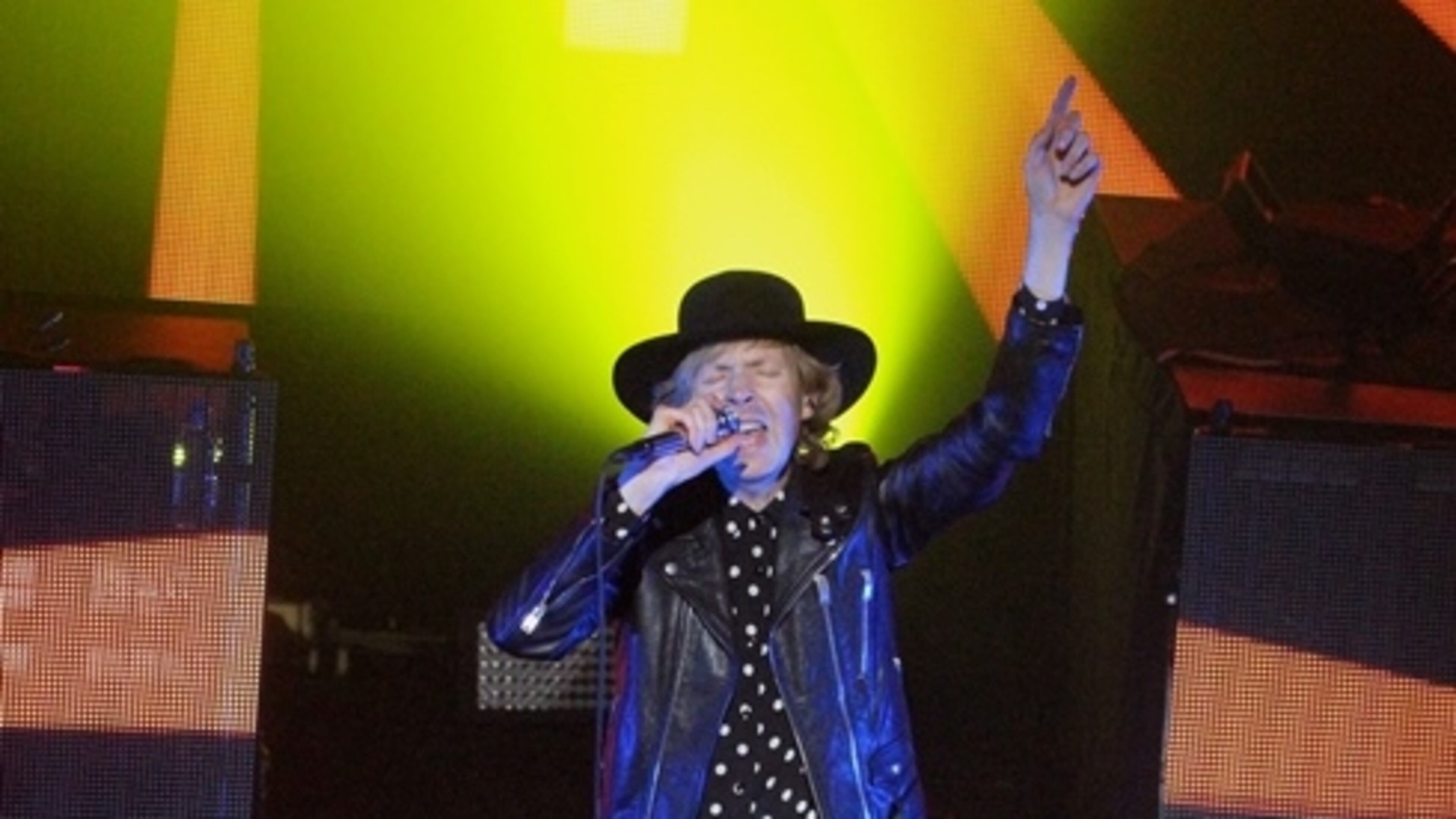 Beck brought his history of quirky rock-folk-pop to a sold-out Tabernacle on April 30, 2018. He'll play a second show on May 1. Photo: Melissa Ruggieri/AJC