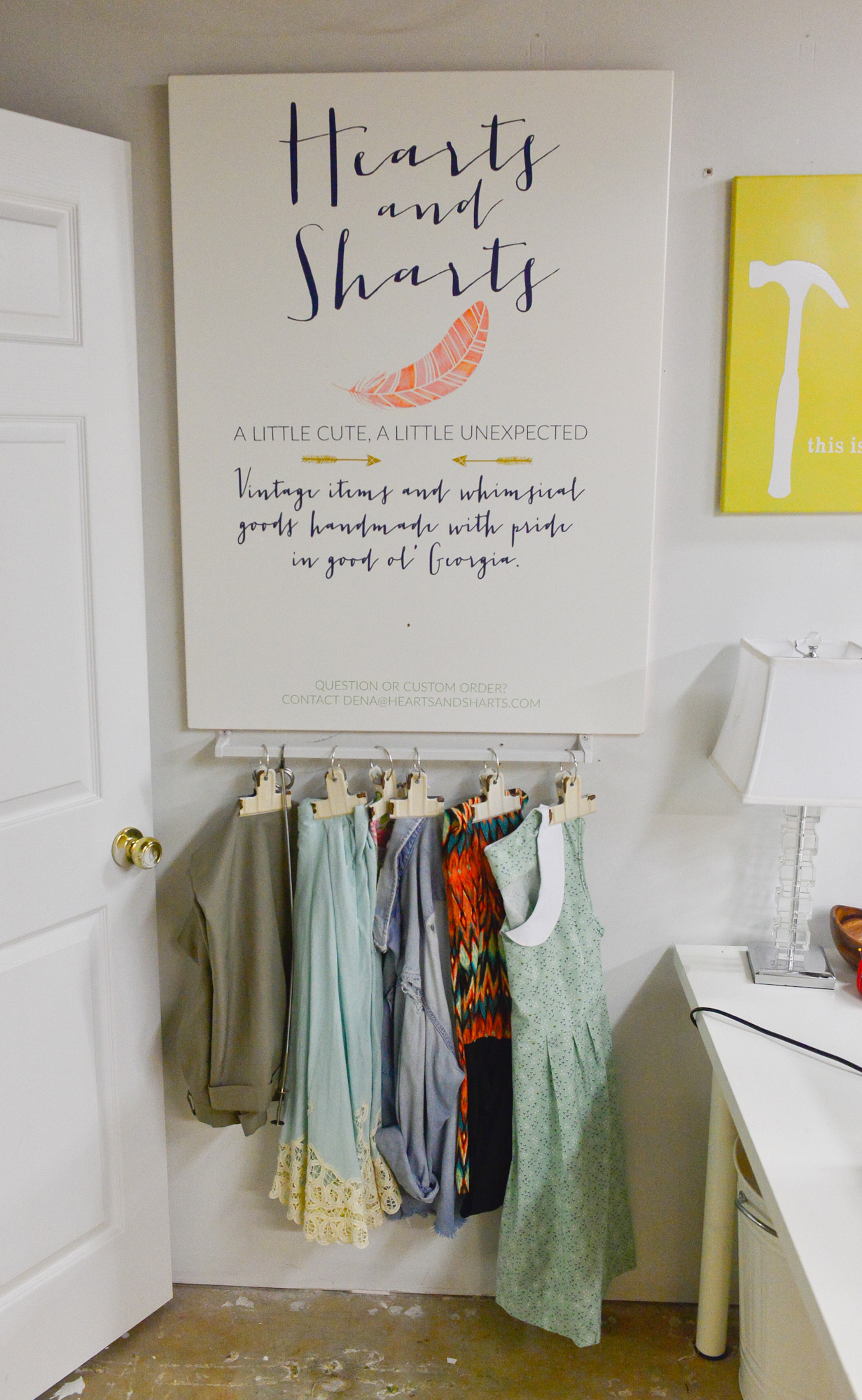 Office: Dena Stormer inherited many of these items from her family that grace the corner of the living room. The books and sewing machine were from her mother. The map of Texas holds a special place in Dena's heart, since it belonged to her great-great grandfather.