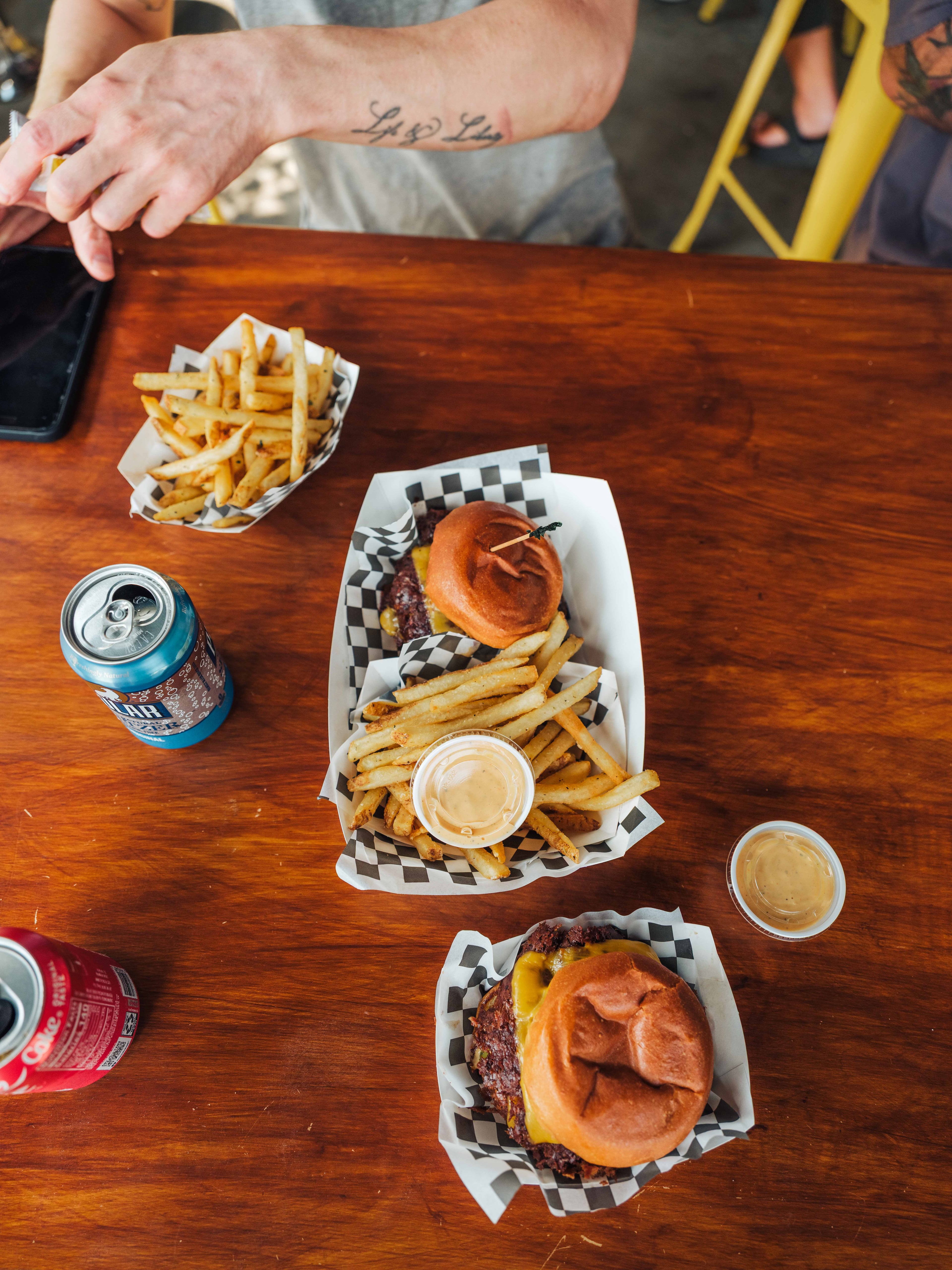 Offerings at Smileys Burger Club. (Courtesy of Smiley's Burger Club)