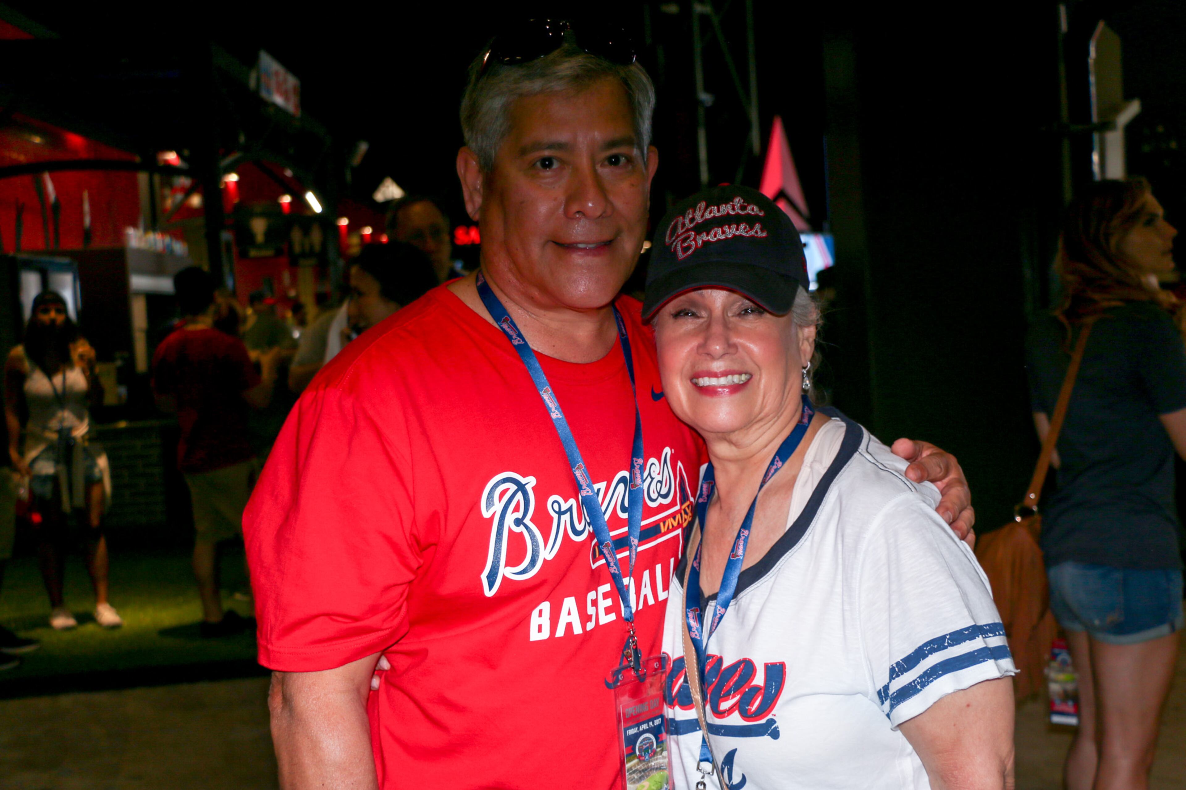 Droves of fans turned out for Friday’s opening game at SunTrust Park where the Atlanta Braves defeated the San Diego Padres, 5-2.