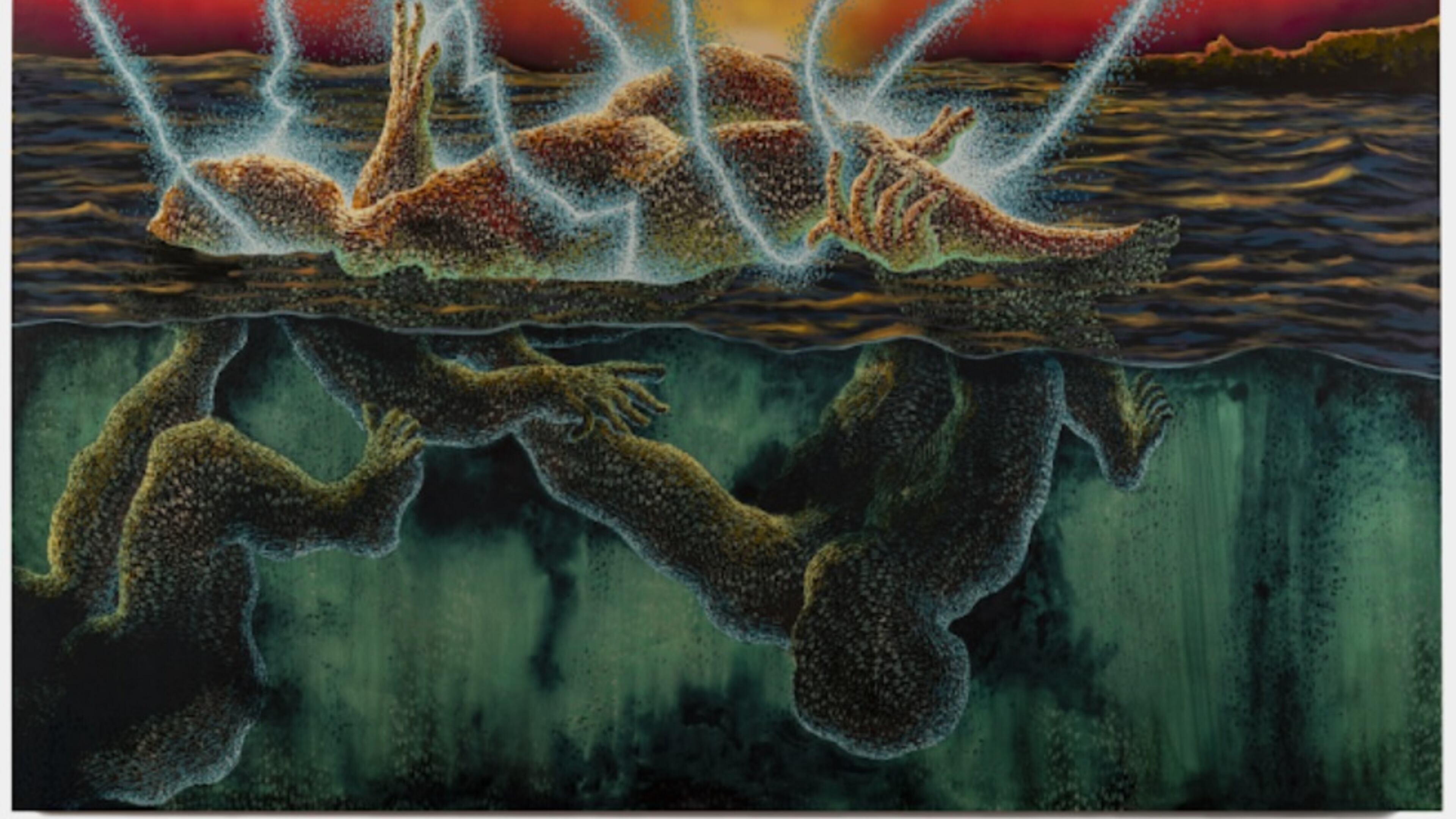 Didier William's "Baptism: We Cannot Drown Nou Beni" (2022).
Photo: Courtesy of Benjamin Blad