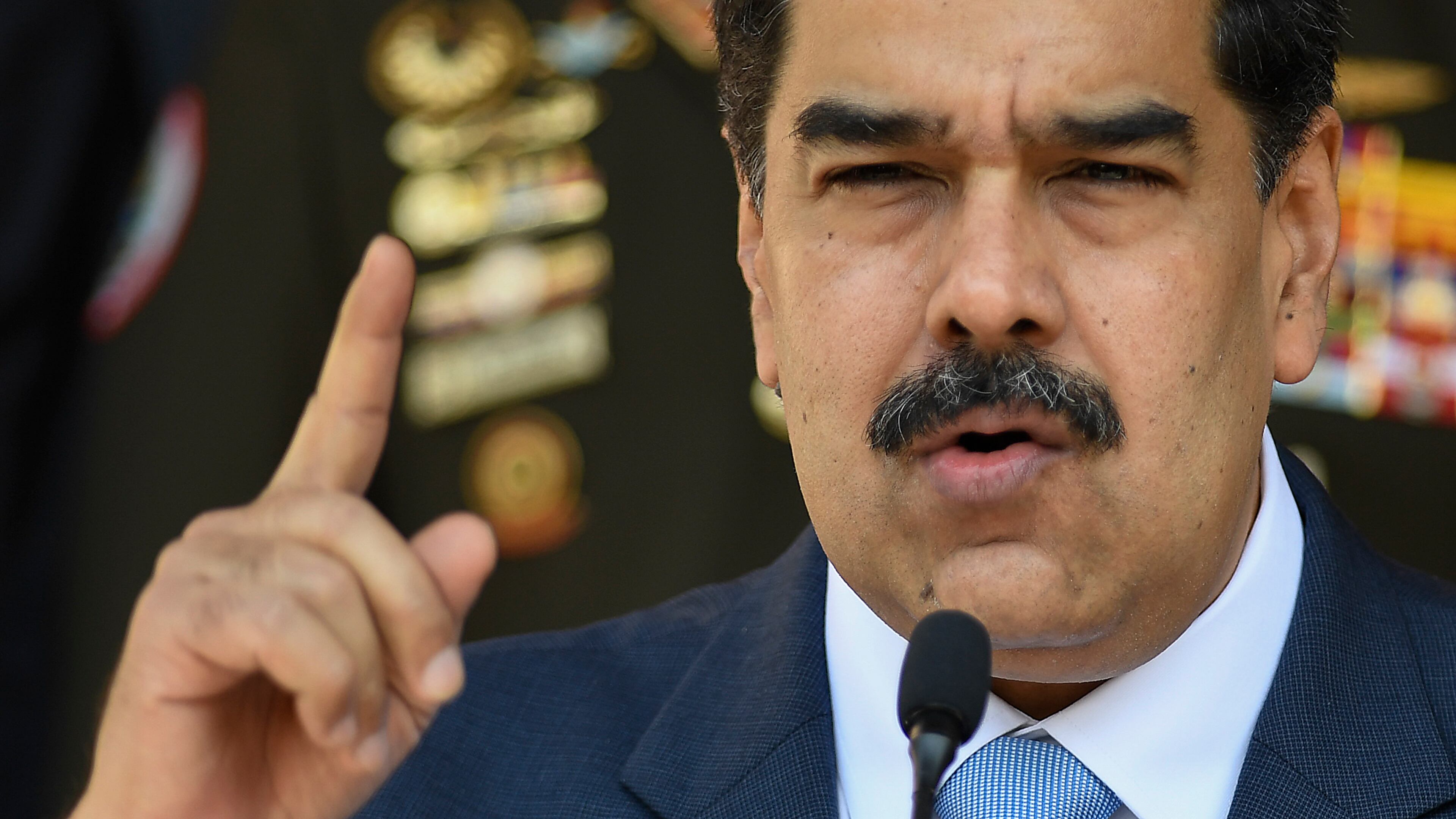 Venezuelan President Nicolas Maduro was indicted Thursday by the Trump administration.