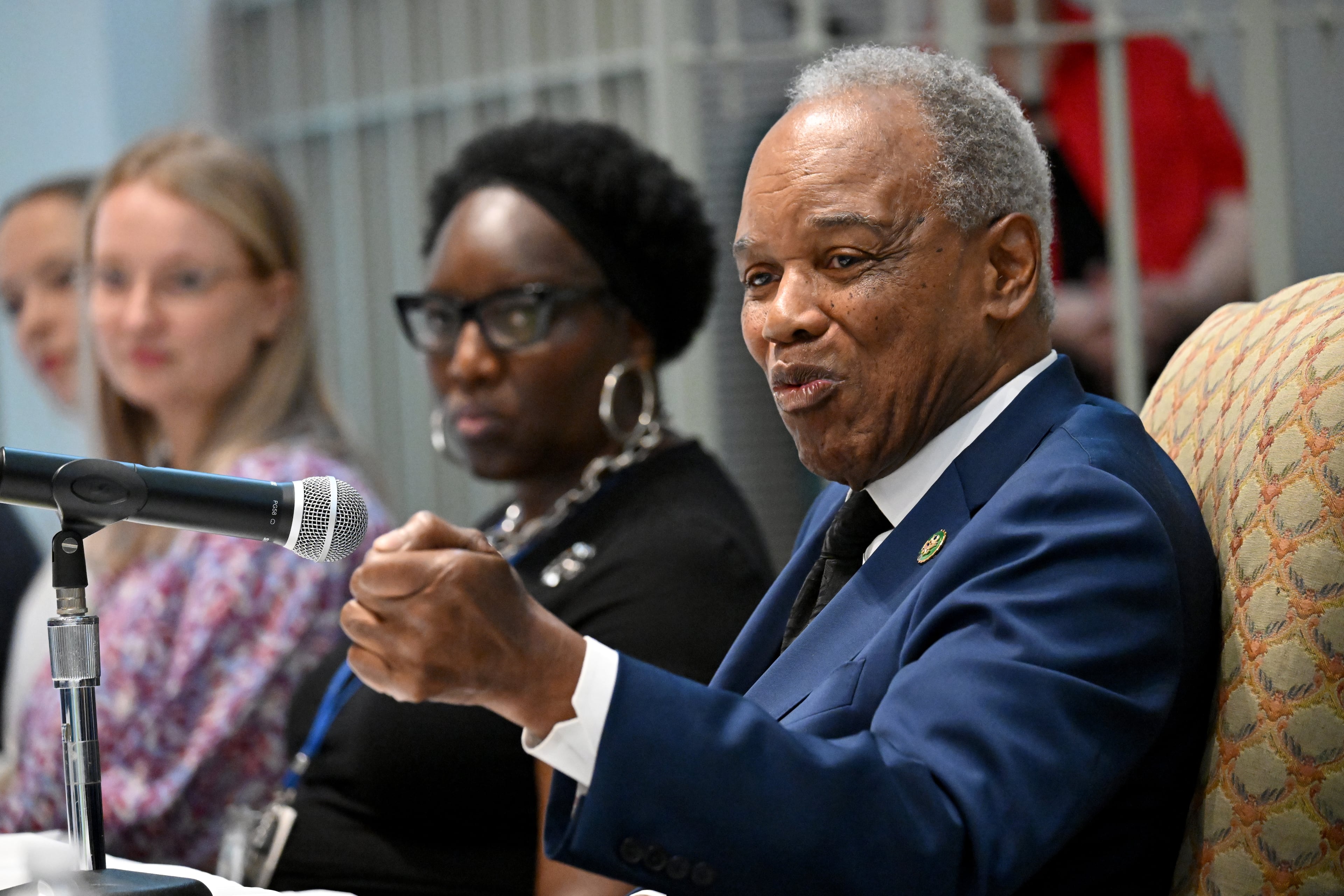U.S. Rep. David Scott, shown here at a 2023 event in Union City, died in April. (Hyosub Shin/AJC 2023)