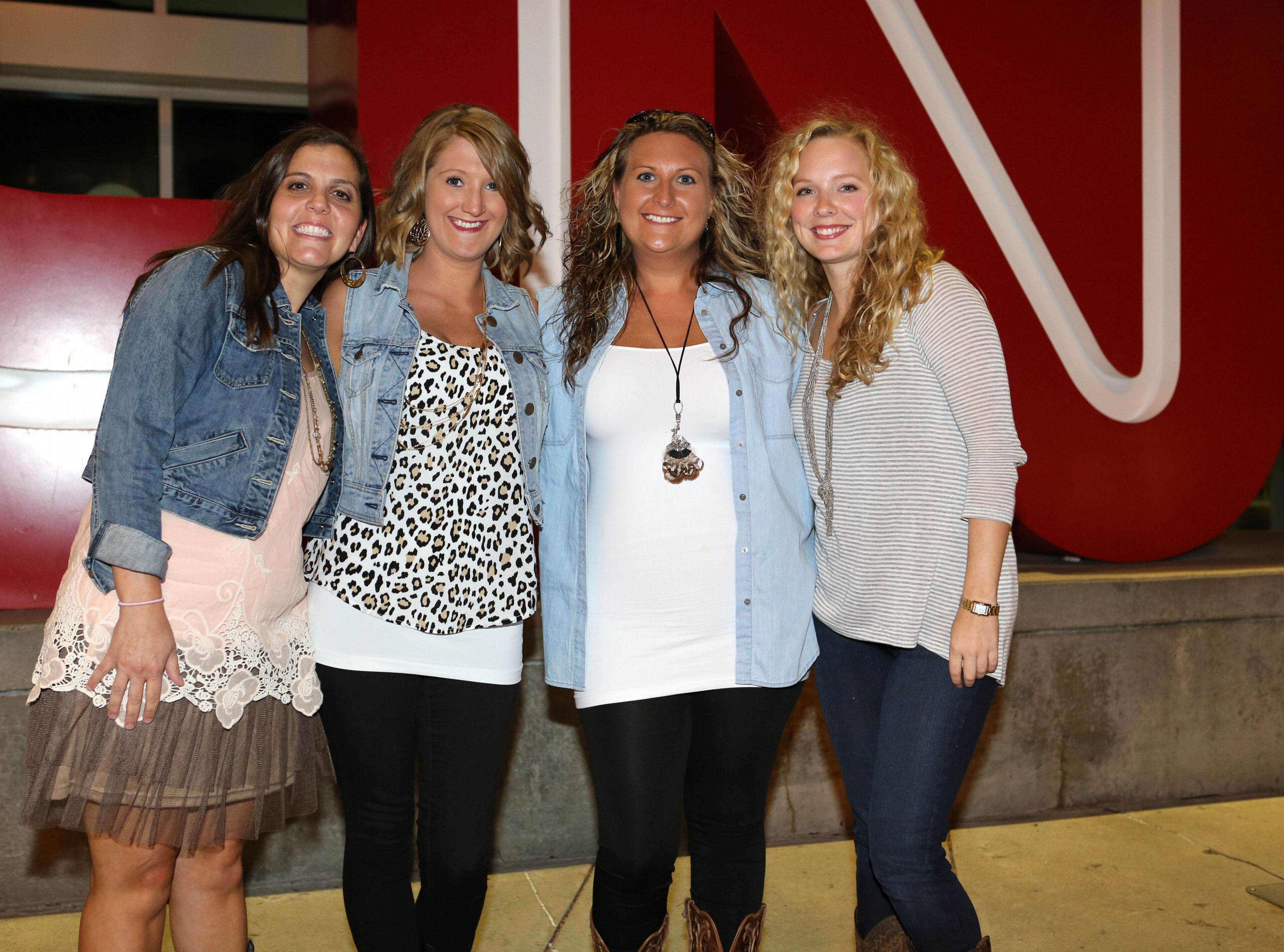 These garth Brooks fans from Birmingham are, from left, Lisa Self, Haley and Andi Kell, and Celeste Carter. Legendary country singer-songwriter-guitarist Garth Brooks played the first of seven sold out shows Friday evening at Philips Arena. Robb D. Cohen/RobbsPhotos.com