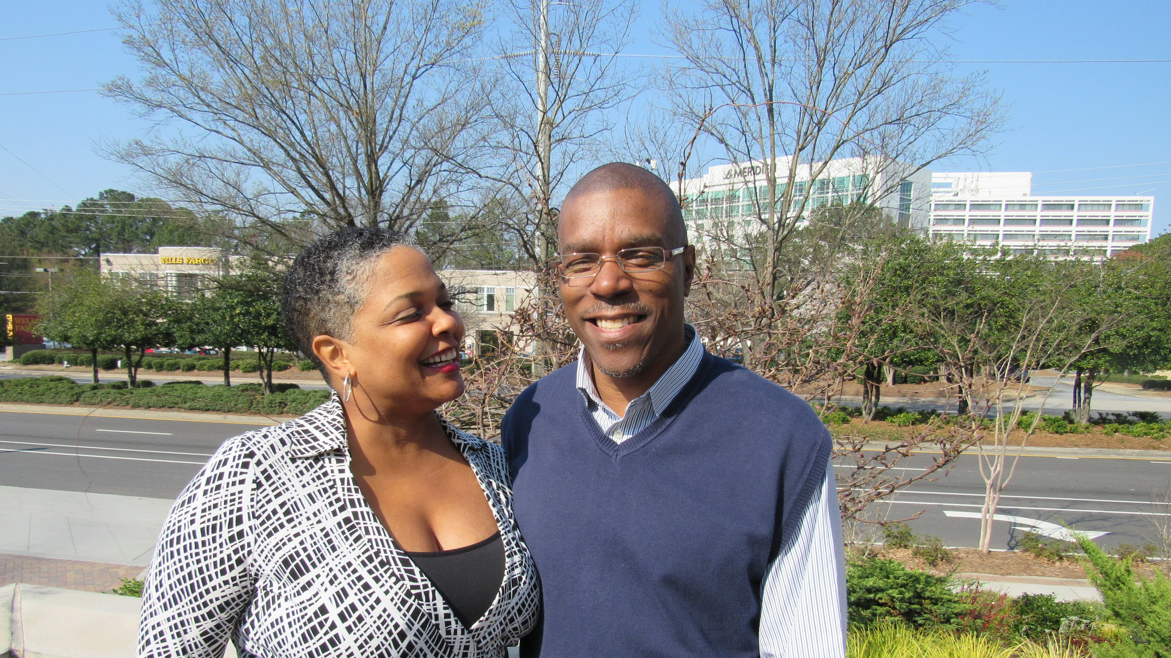 Sharon and David Conley star in a short film called "Father's Day," which examines a horrific school shooting from the perspectives of all involved. Photo: Jennifer Brett
