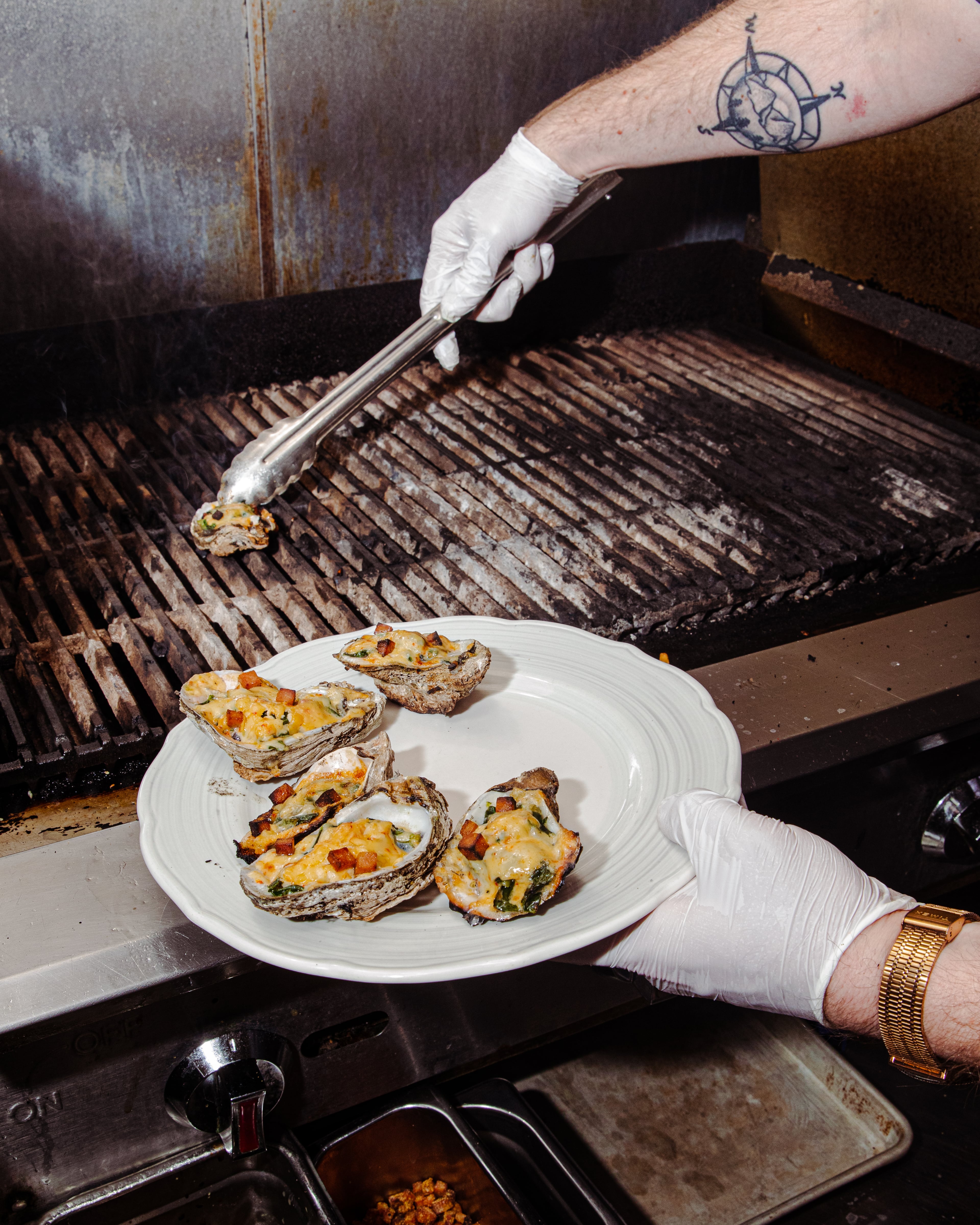 ATL Shuck Boyz’ Magic City oysters. (Courtesy of Alicia Fortino)