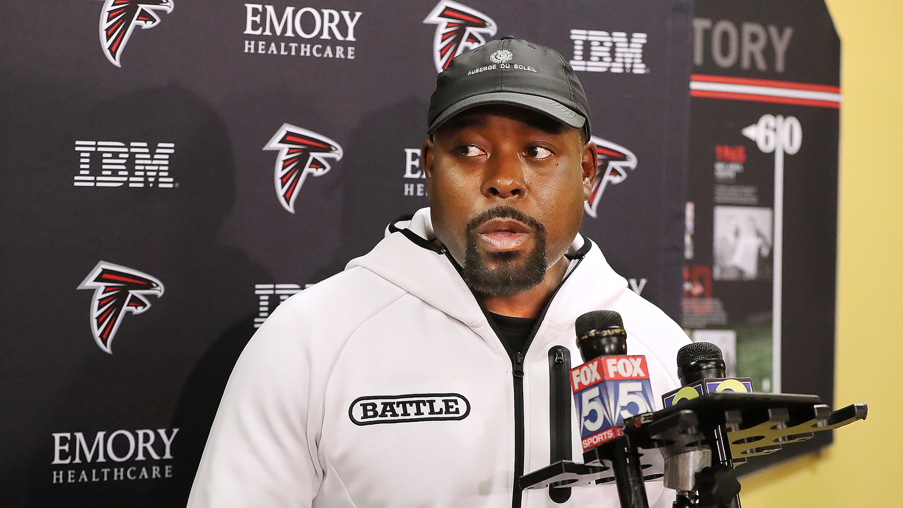 Falcons secondary coach/pass game coordinator Joe Whitt Jr.
Curtis Compton ccompton@ajc.com