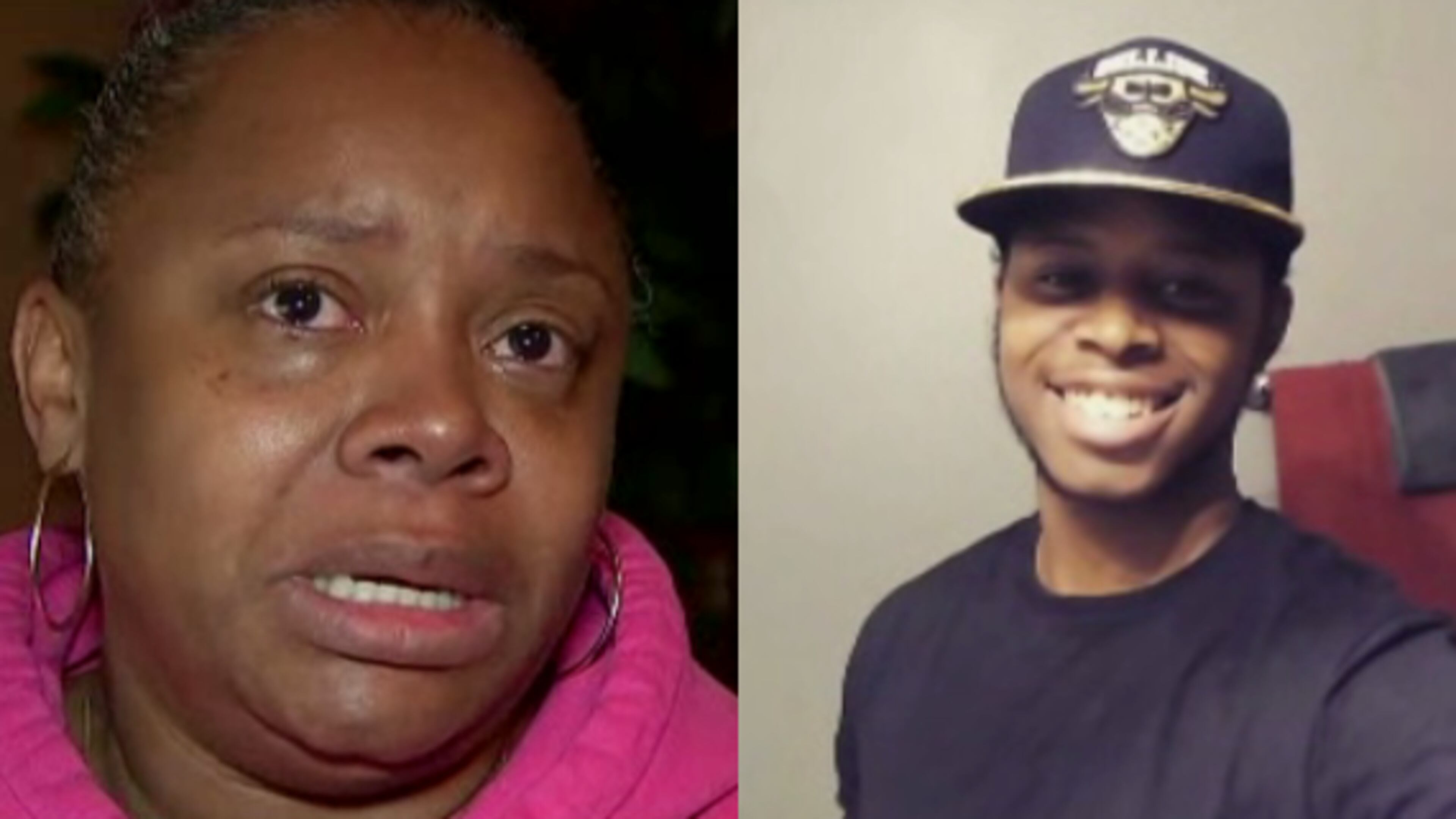 Angela Brown (left) is searching for who is responsible after her son, BillyDee Williams (right), was the victim of a deadly hit-and-run Friday.