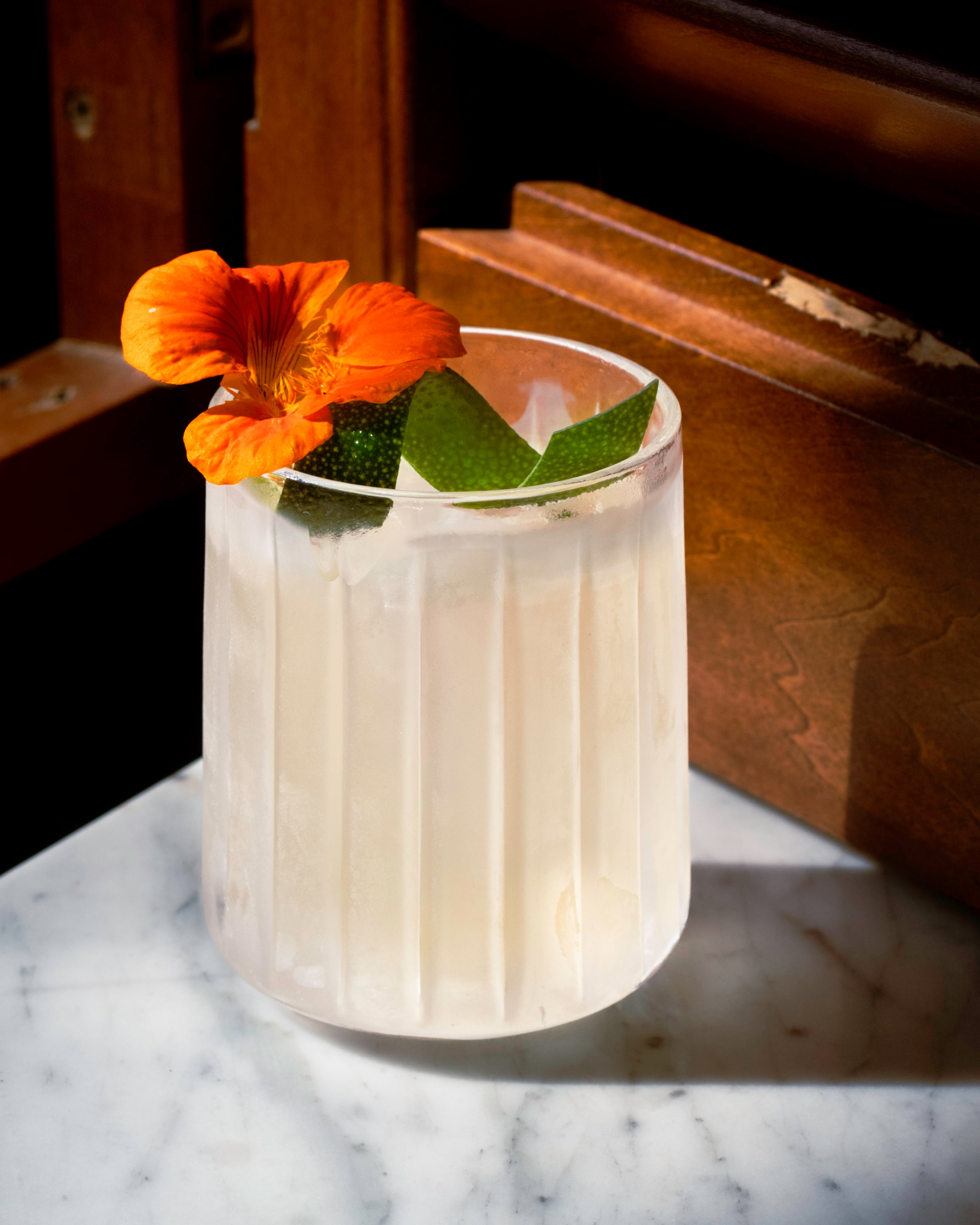 The Tequila Banana appeared on Kimball House’s March 2026 menu. (Courtesy of Jae Shin Cross and Kimball House)