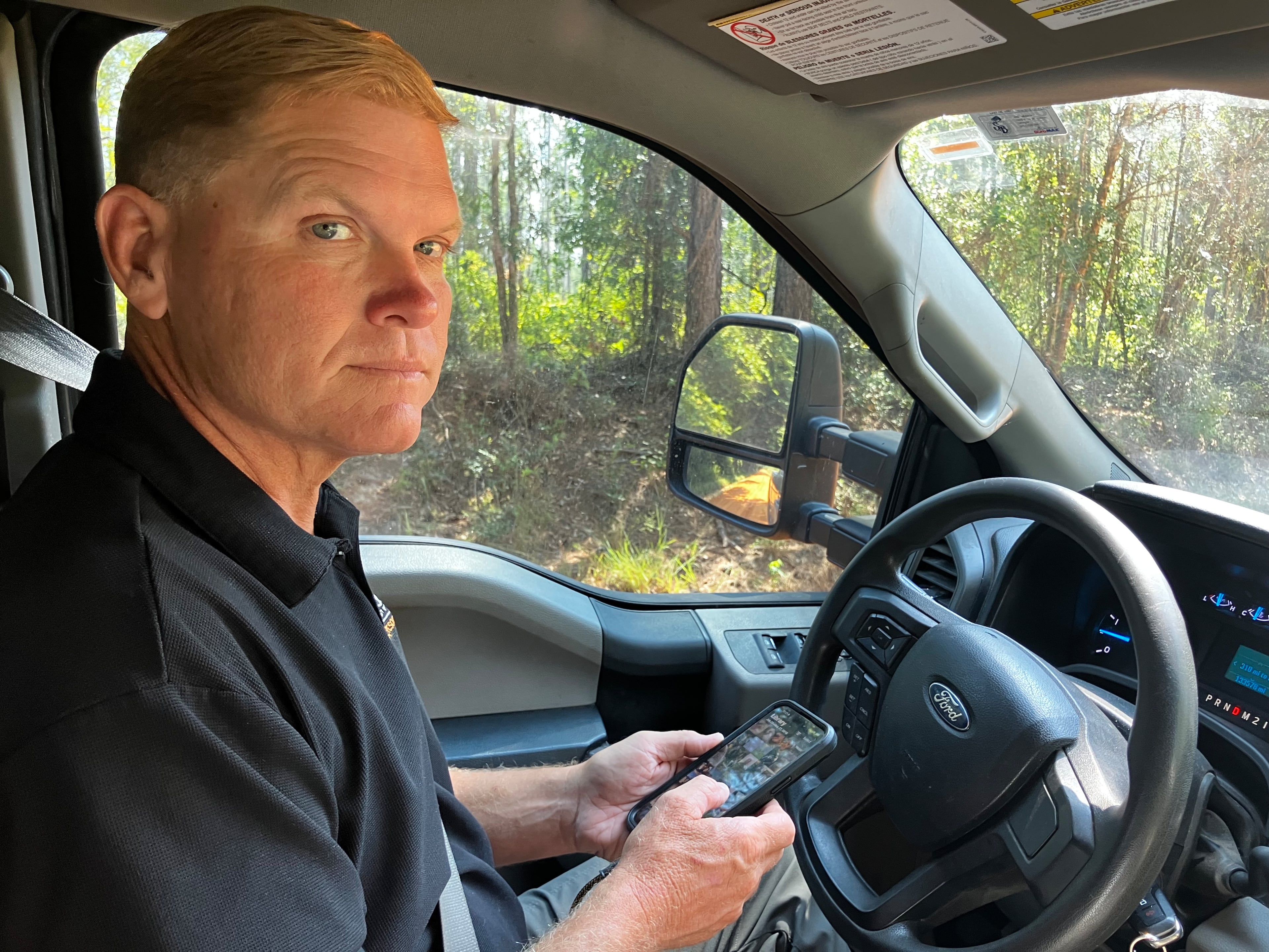 Jim Gillis, a supervisor for the state Department of Natural Resources in South Georgia, is the first responder to tegu sightings.