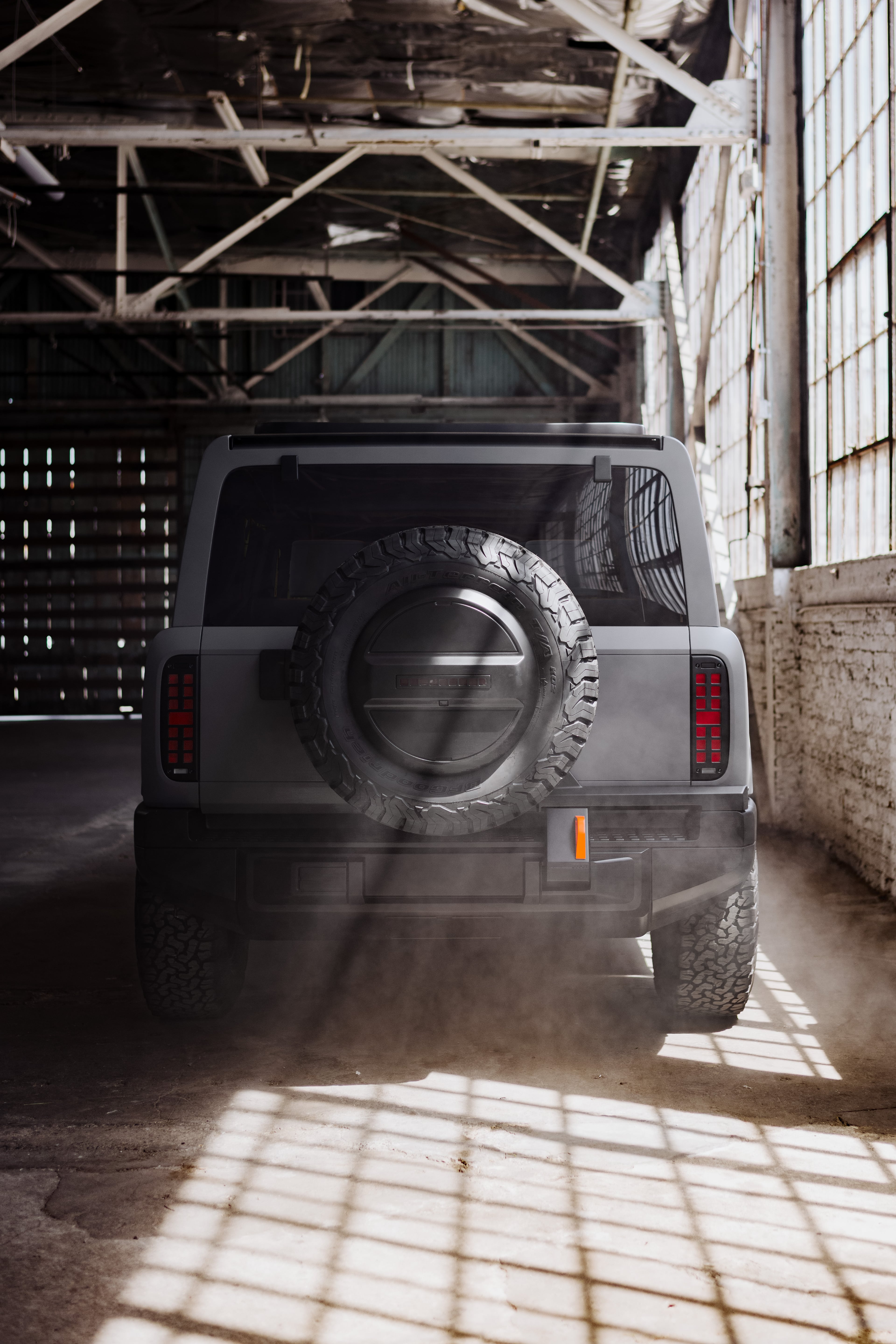 The rear view of the Slate SUV. Photo courtesy of Slate.