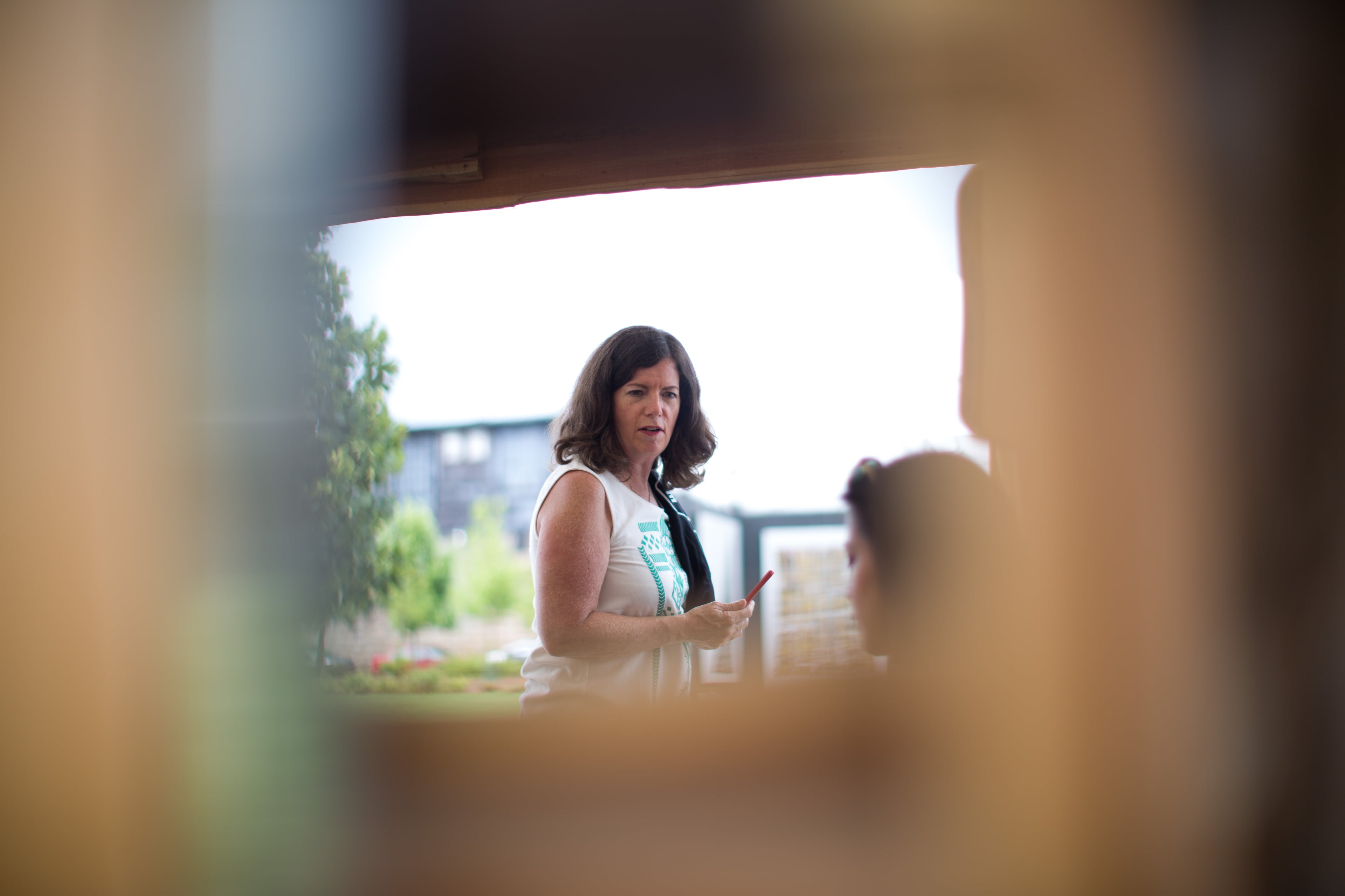 Julie Spencer, left, shops with Kristin Spencer, right, during the Old Fourth Ward Park Arts Festival, Saturday, June 27, 2015, in Atlanta. BRANDEN CAMP/SPECIAL