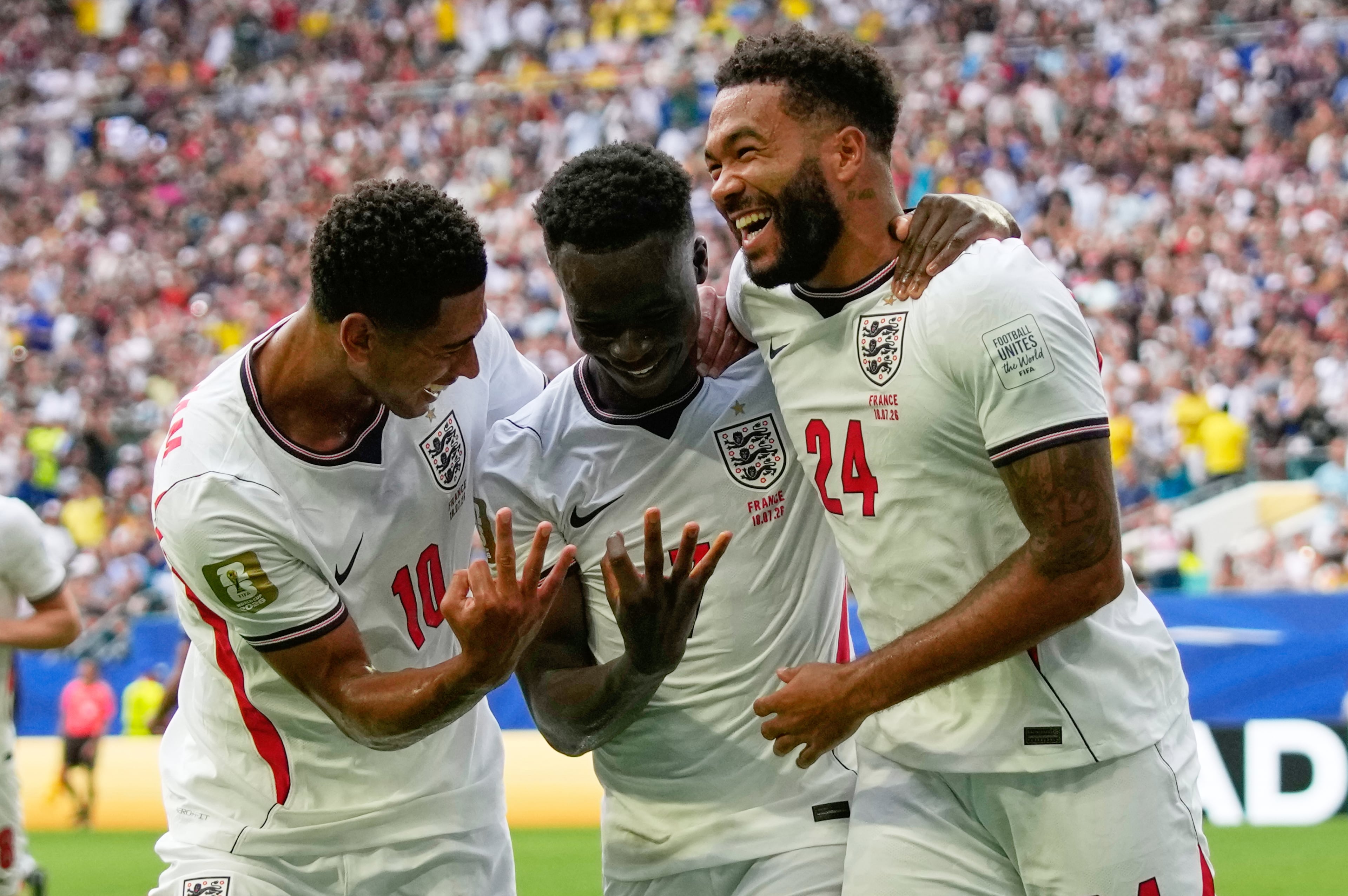 APTOPIX England France WCup Soccer