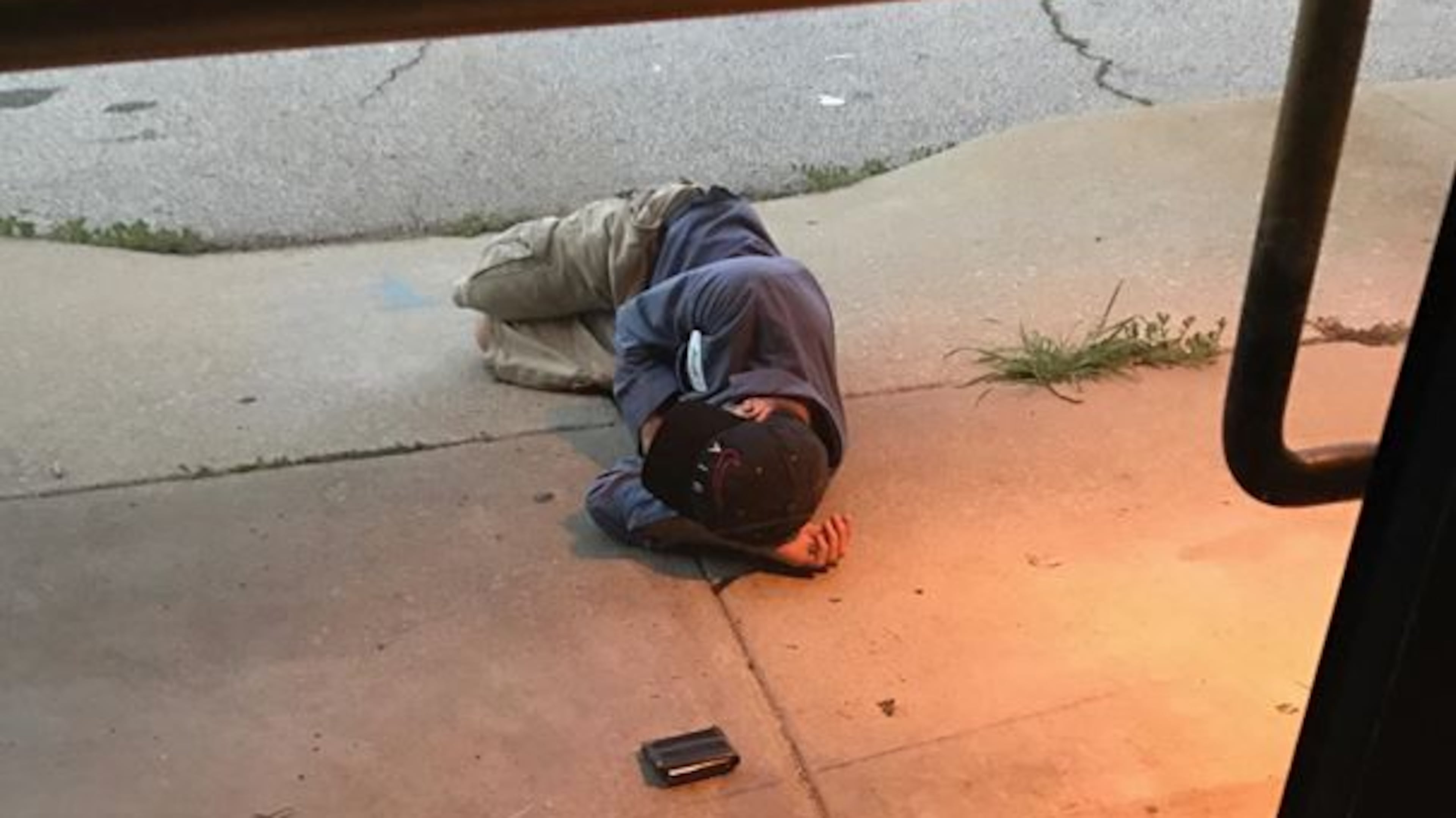 A homeless man desperately searching for his lost dog slept outside of the DeKalb County Animal Shelter earlier this month in hope of finding Tita. The two were joyously reunited. HANDOUT