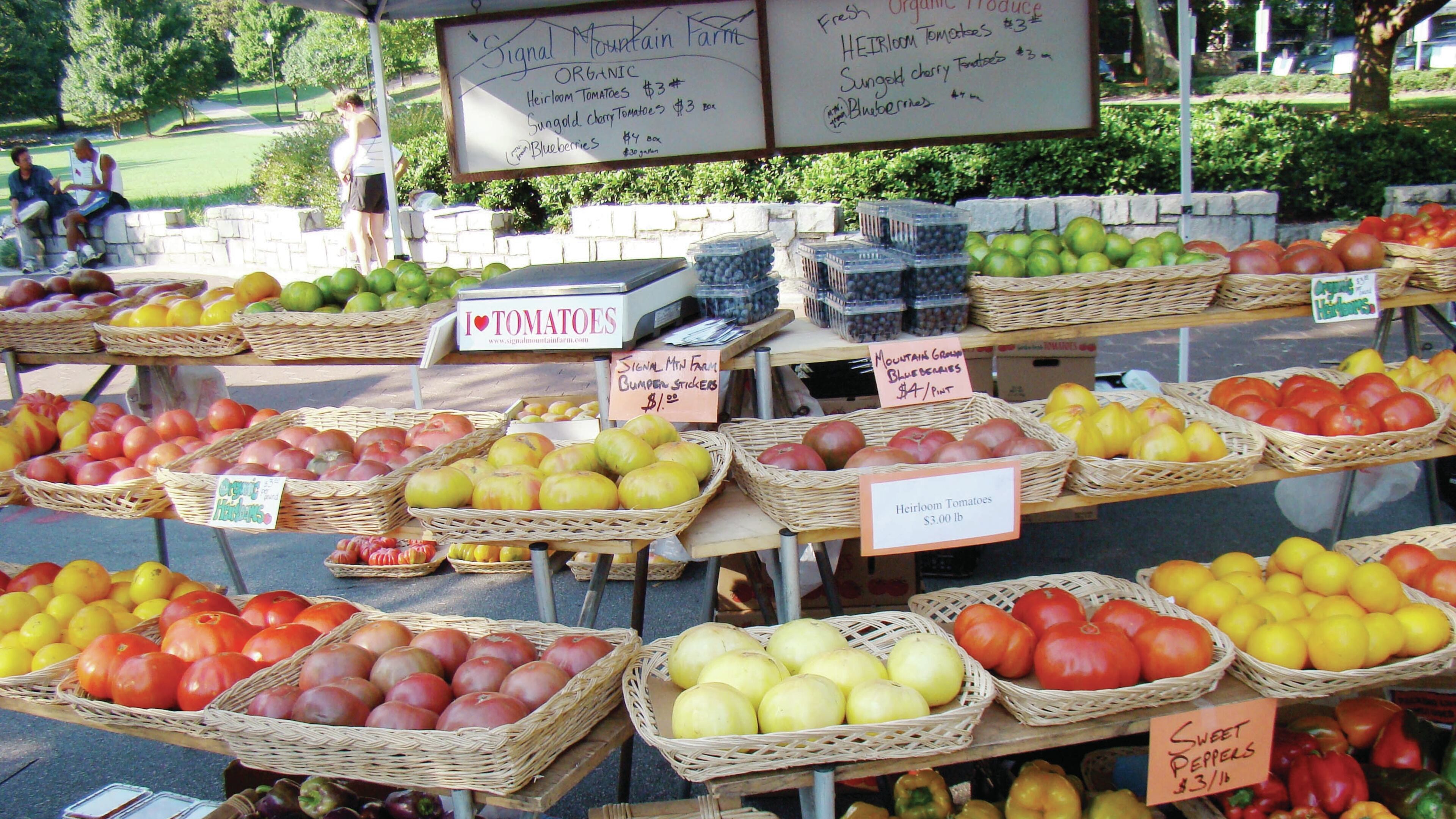 Residents who want fresh food can pre-order their produce from the Green Market and pick them up, Green Market manager Mary Yetter said in a statement. SPECIAL