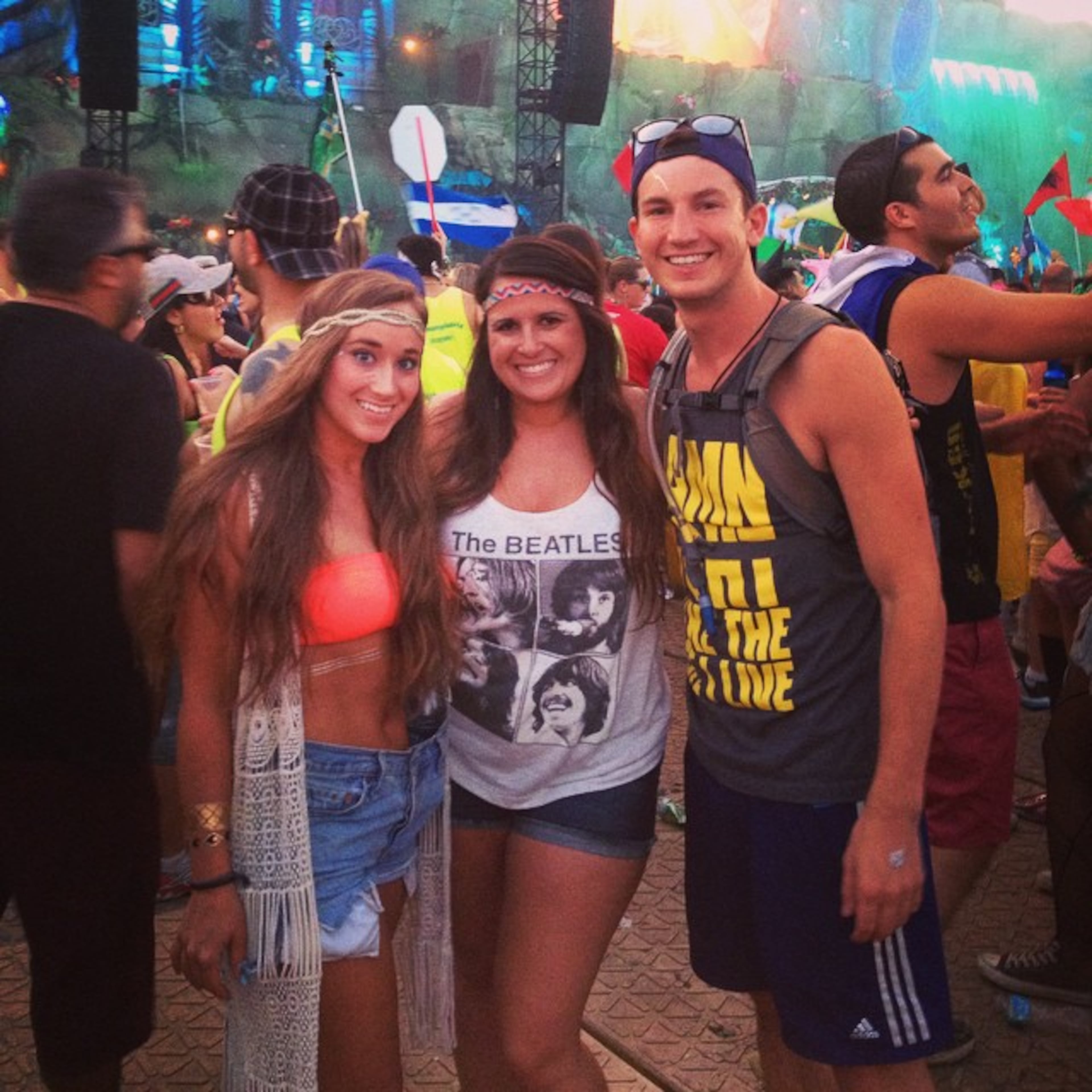 annie_ump: Day two you rocked our socks off and a lot of people's clothes #TomorrowWorld... my phone thinks I am in Belgium.