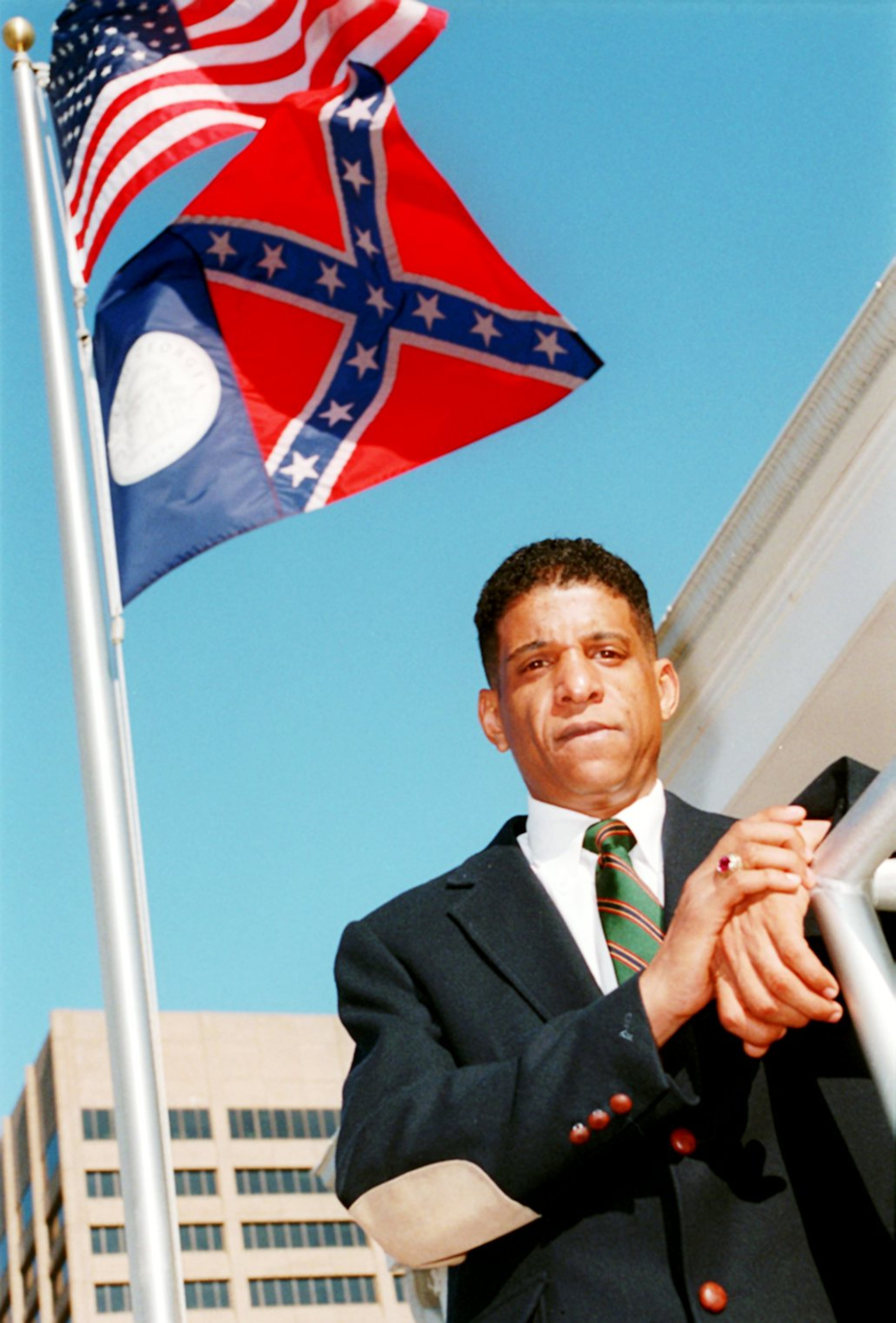 In 1994, James Coleman of Atlanta filed suit against then-governor Zell Miller and the State of Georgia over the state flag. Miller had said that he wanted the Confederate emblem removed but the legislature wouldn't pass such legislation and the matter was dropped.