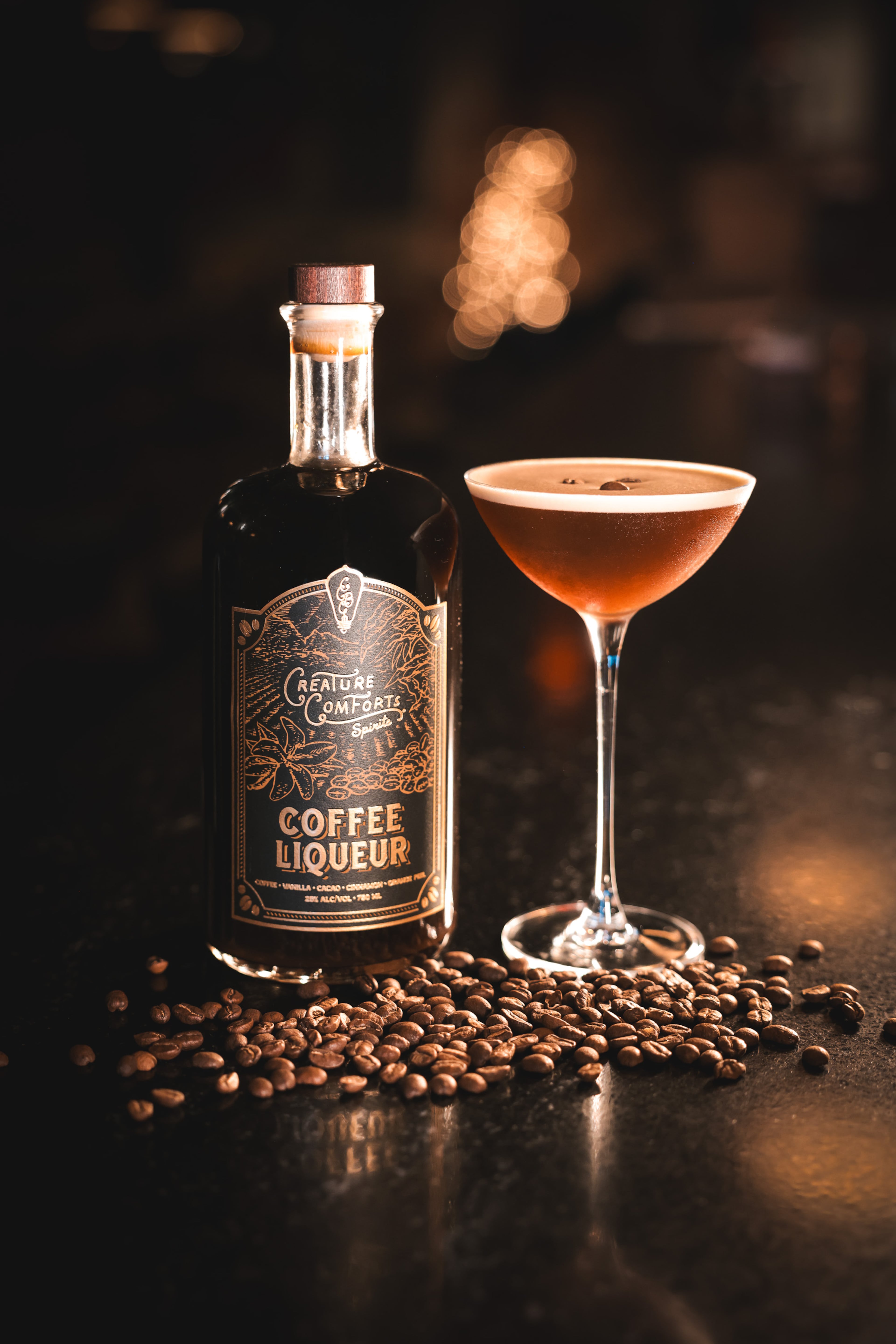 Coffee liqueur from Athens-based Creature Comforts is delicious in an espresso martini or spiking a cup of hot coffee. (Courtesy of Creature Comforts)