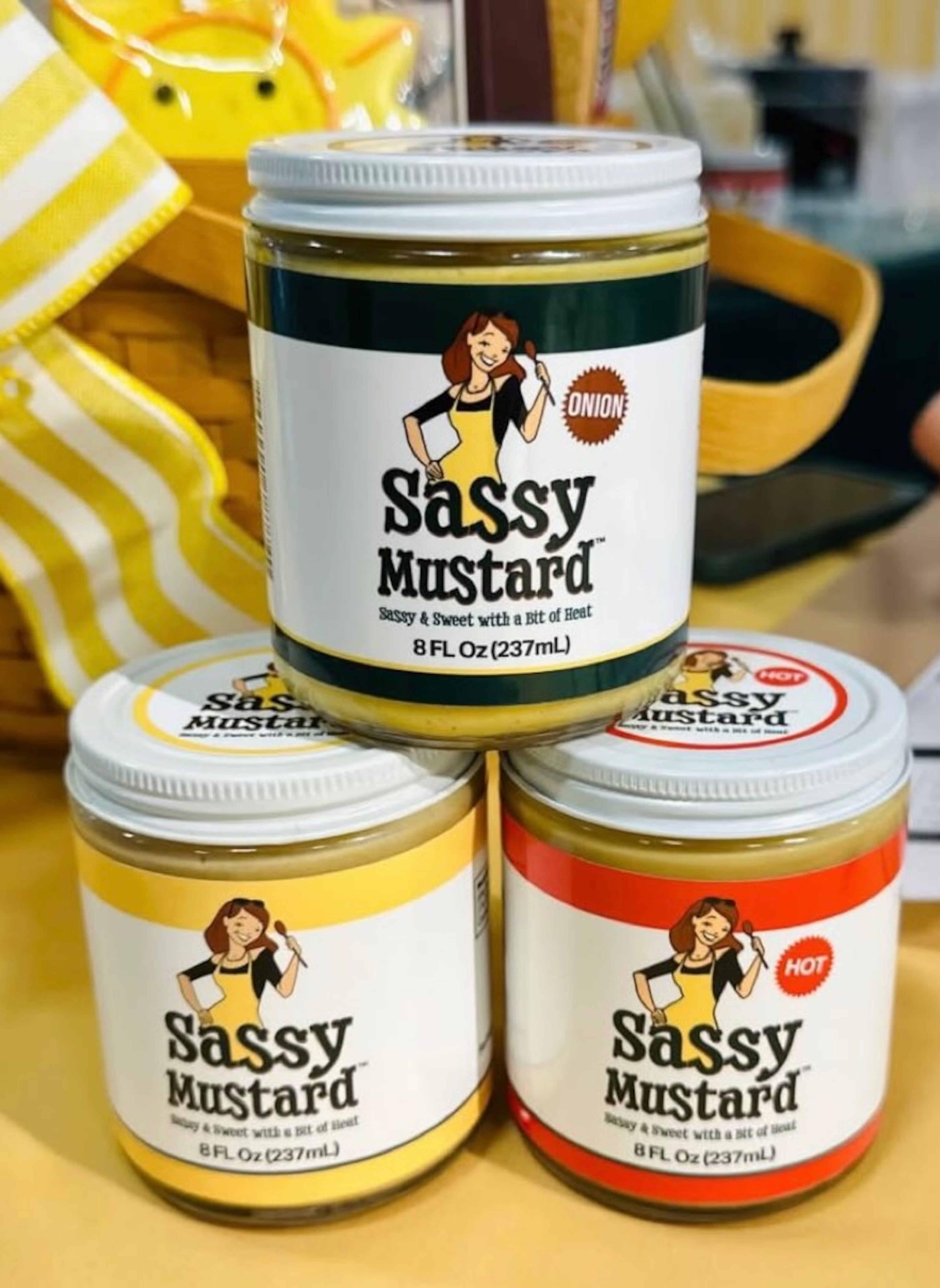 Sassy Mustard now is sold in 22 states, from California to North Carolina. (Courtesy of Lisa Killorin)