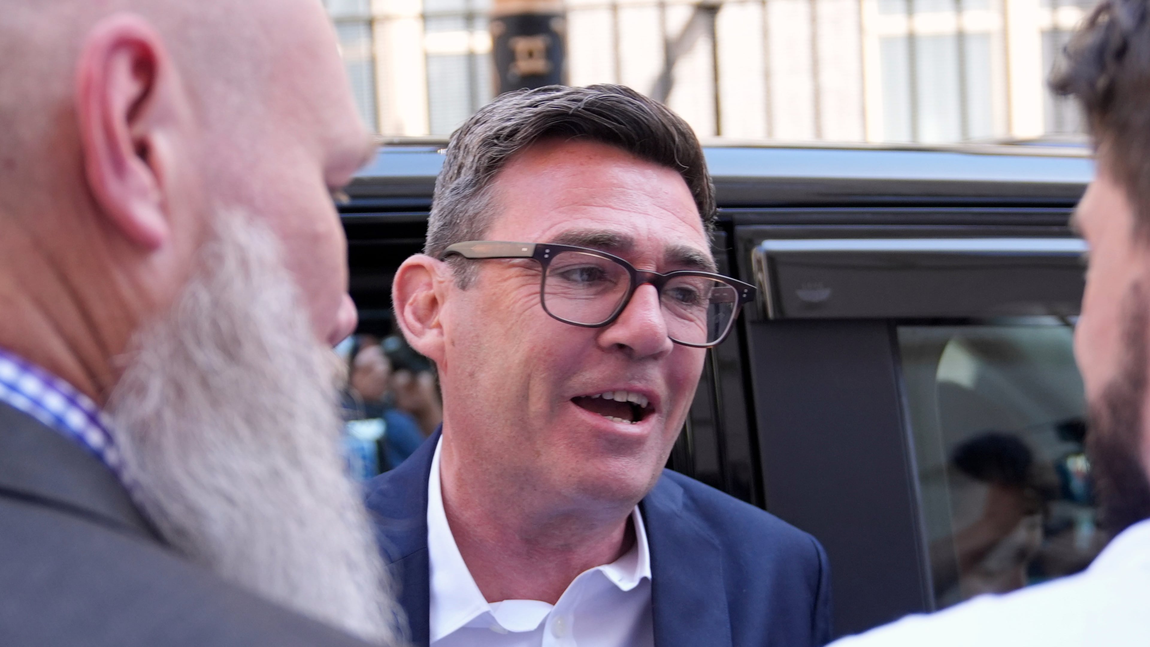 Andy Burnham arrives at Portcullis House in Westminster, central London, Monday June 22, 2026. (Andrew Matthews/PA via AP)