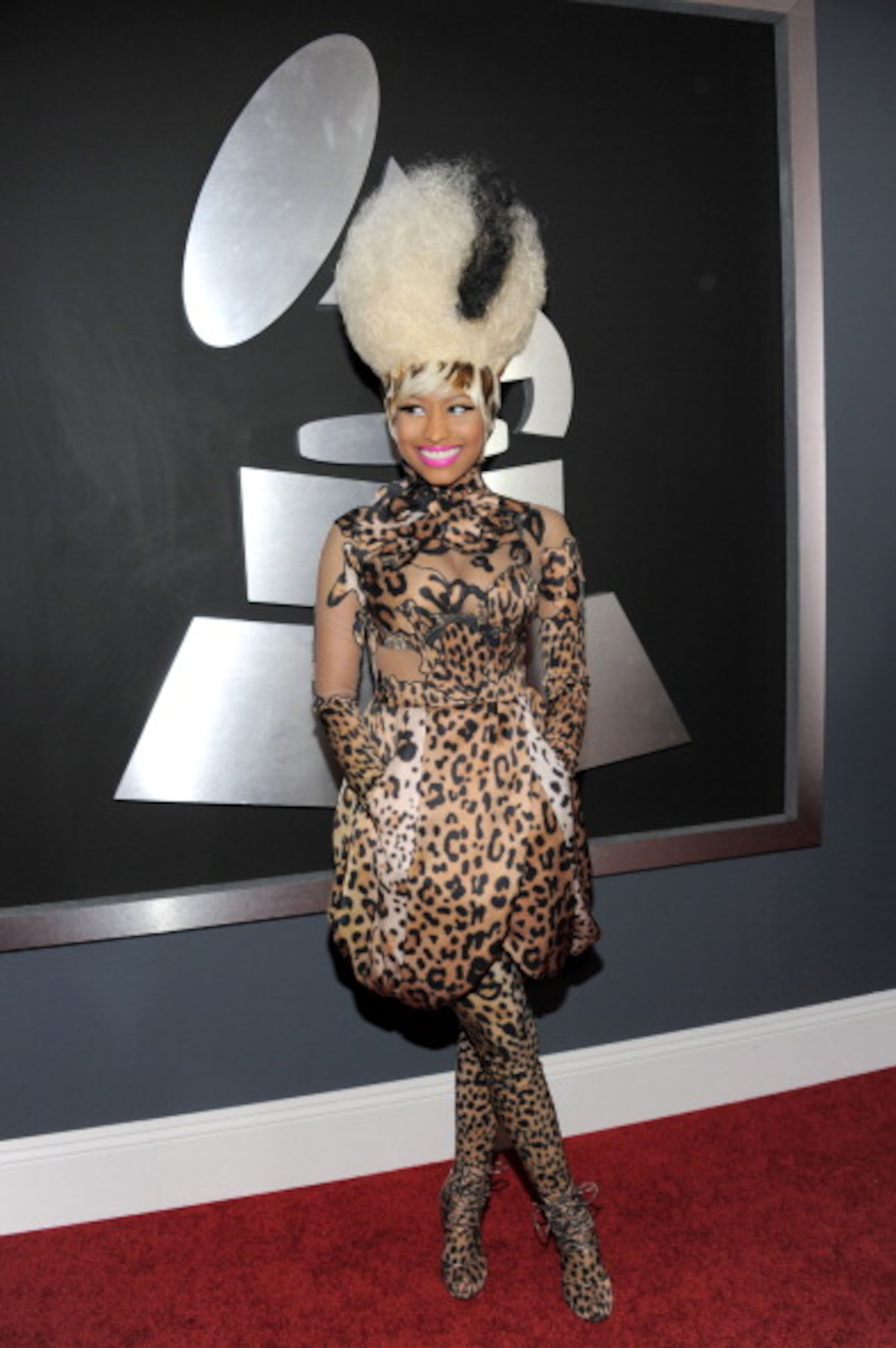 LOS ANGELES, CA - FEBRUARY 13: Rapper Nicki Minaj arrives at The 53rd Annual GRAMMY Awards held at Staples Center on February 13, 2011 in Los Angeles, California. (Photo by Larry Busacca/Getty Images For The Recording Academy)