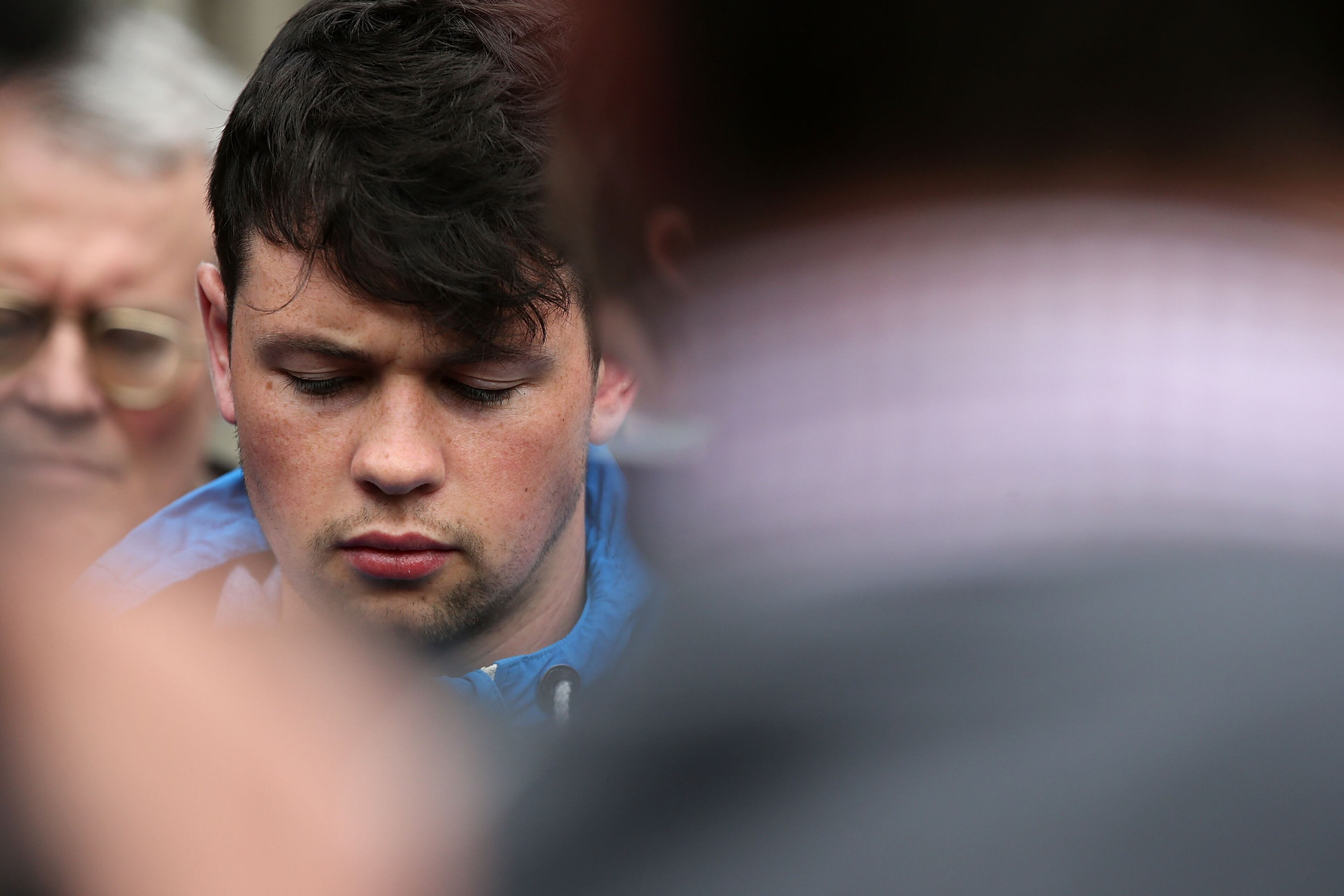 A resident talks with reporters at the scene of a balcony collapse at an apartment building near UC Berkeley on June 16, 2015 in Berkeley, California. 5 people were killed and 8 were seriously injured when a balcony collapsed at an apartment building near the University of California at Berkeley campus. (Photo by Justin Sullivan/Getty Images)
