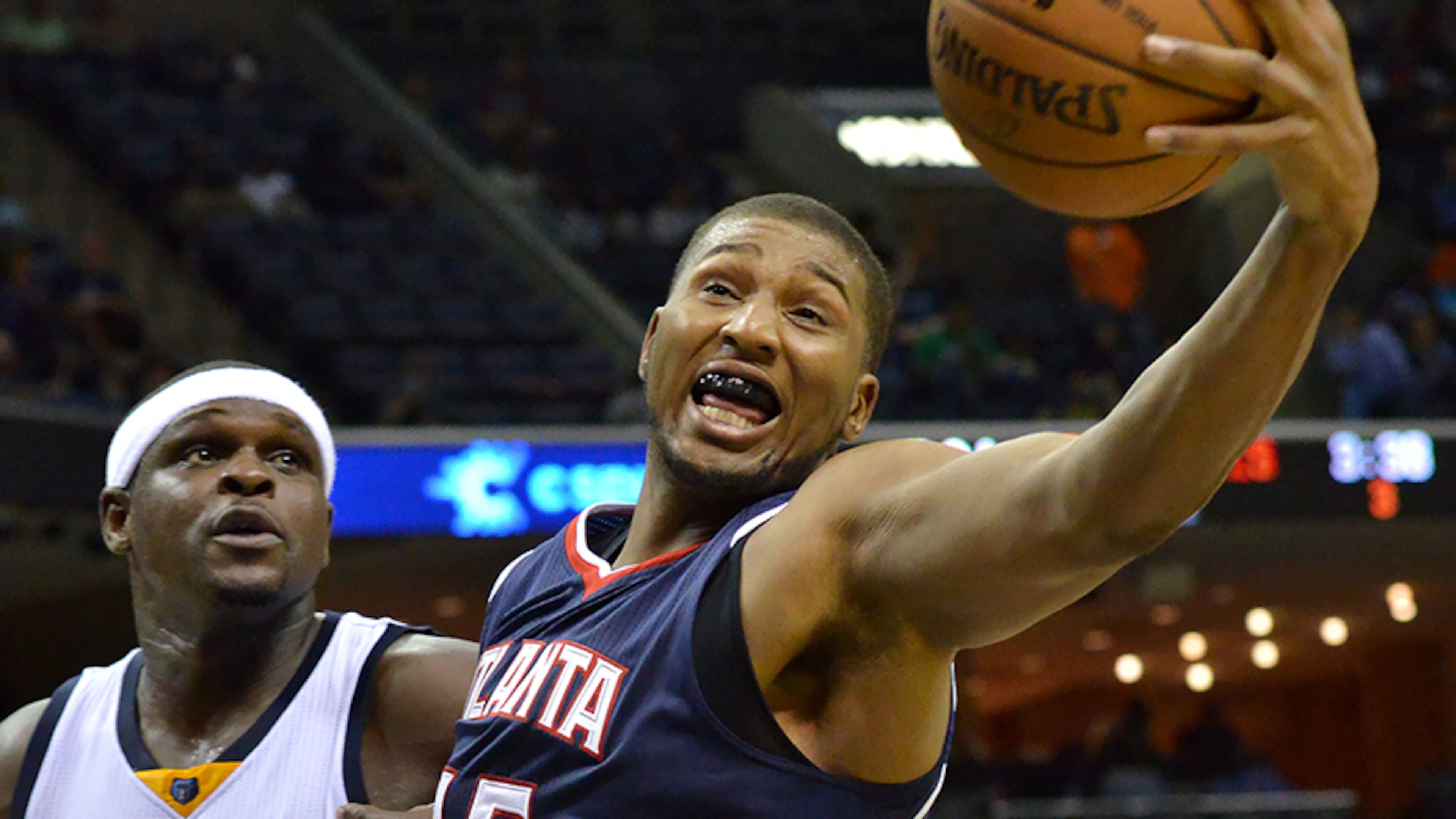 Dexter Pittman played two games with the Atlanta Hawks last season on a 10-day contract.