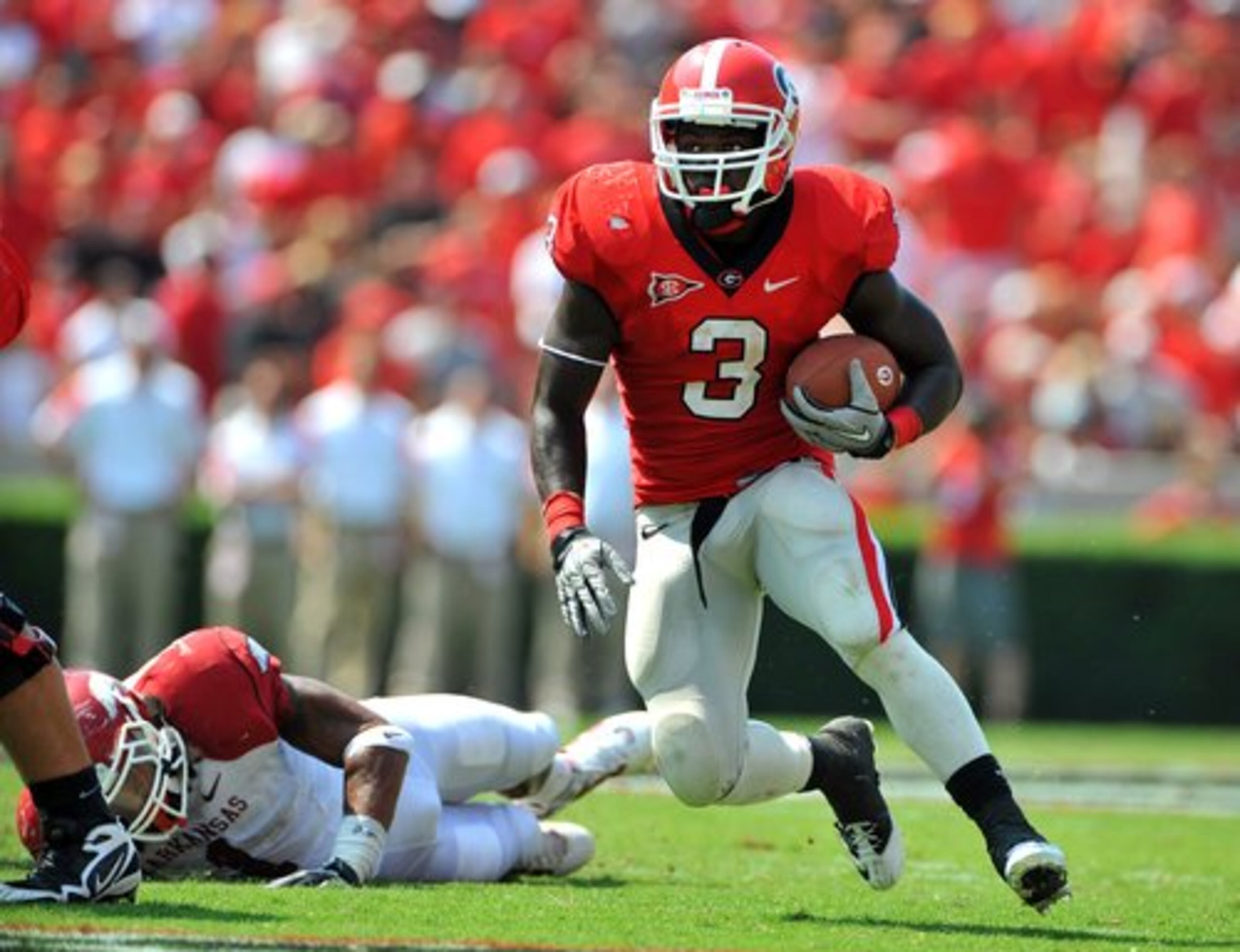Washaun Ealey has led UGA in rushing the last two seasons, but will he step up this spring with prized recruit Isaiah Crowell headed to Athens in the fall?