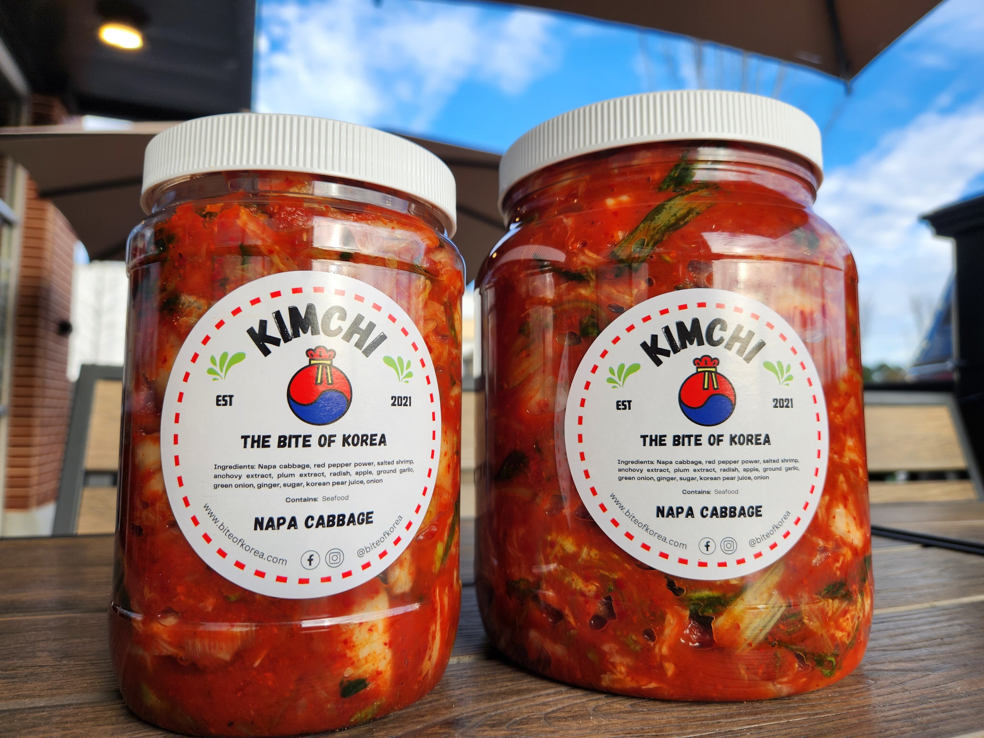 BOK kimchi from the Bite of Korea.(Courtesy of Gavin Lee)
