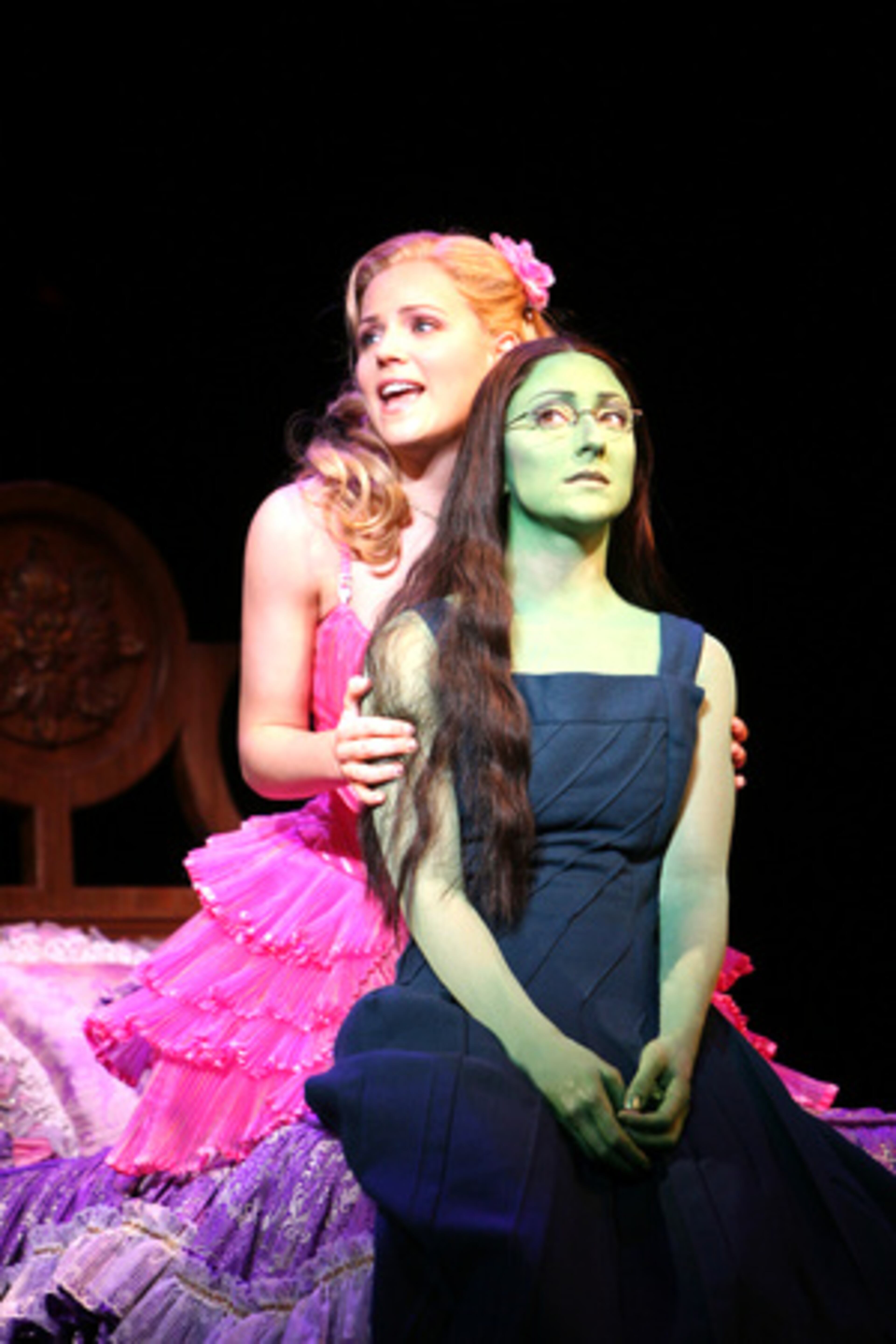 WICKED. ORIGINAL: A 1995 companion novel to "The Wizard of Oz" subtitled "The Life and Times of the Wicked Witch of the West." MUSICAL: Glinda's rendition of "Popular" would turn you wicked, too.