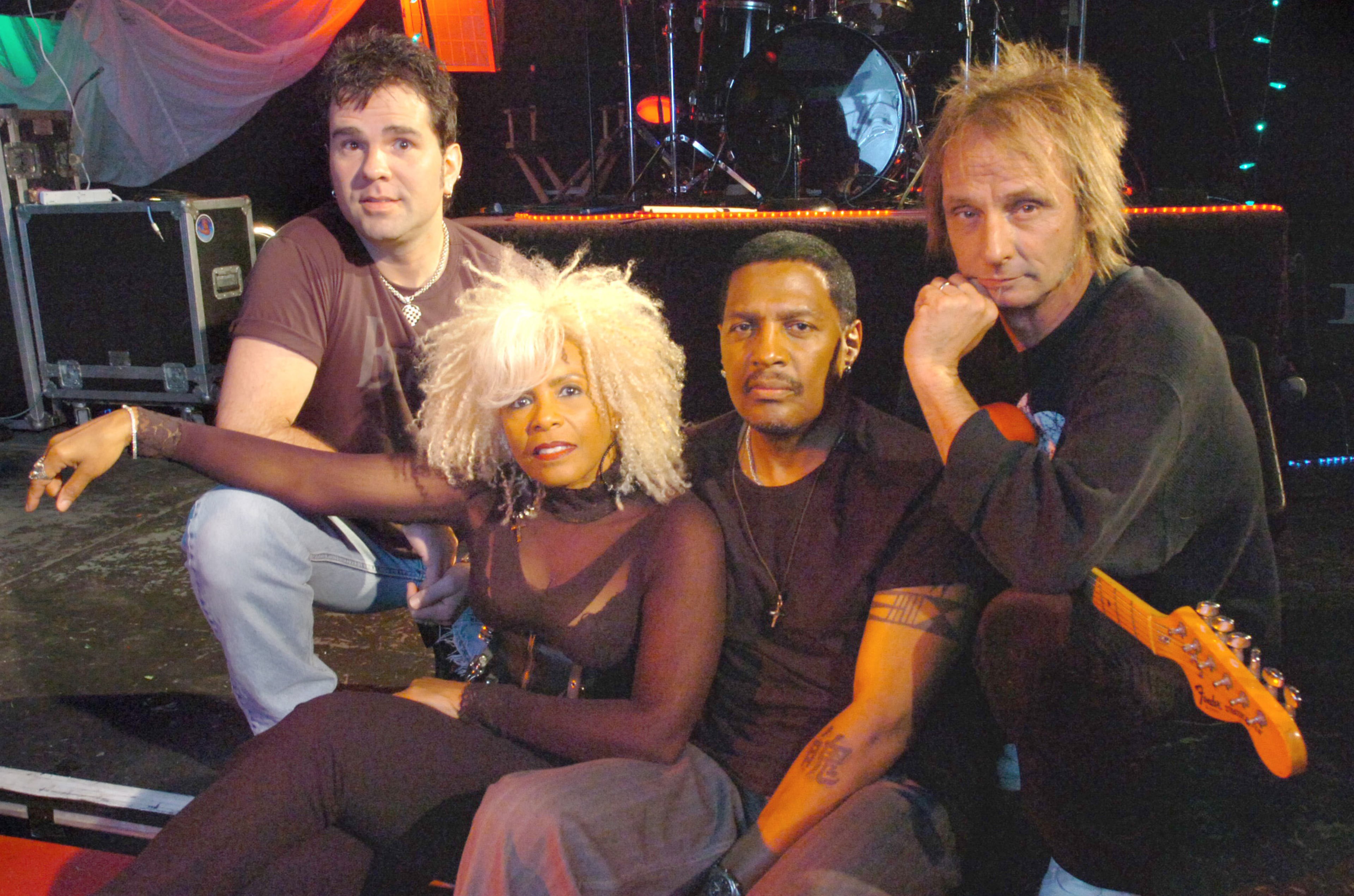 Mother's Finest in 2011 when the band was preparing to be honored at the Georgia Music Hall of Fame: from left, Kerry Denton, Joyce Kennedy, Glenn Murdock and Gary Moore. (File)