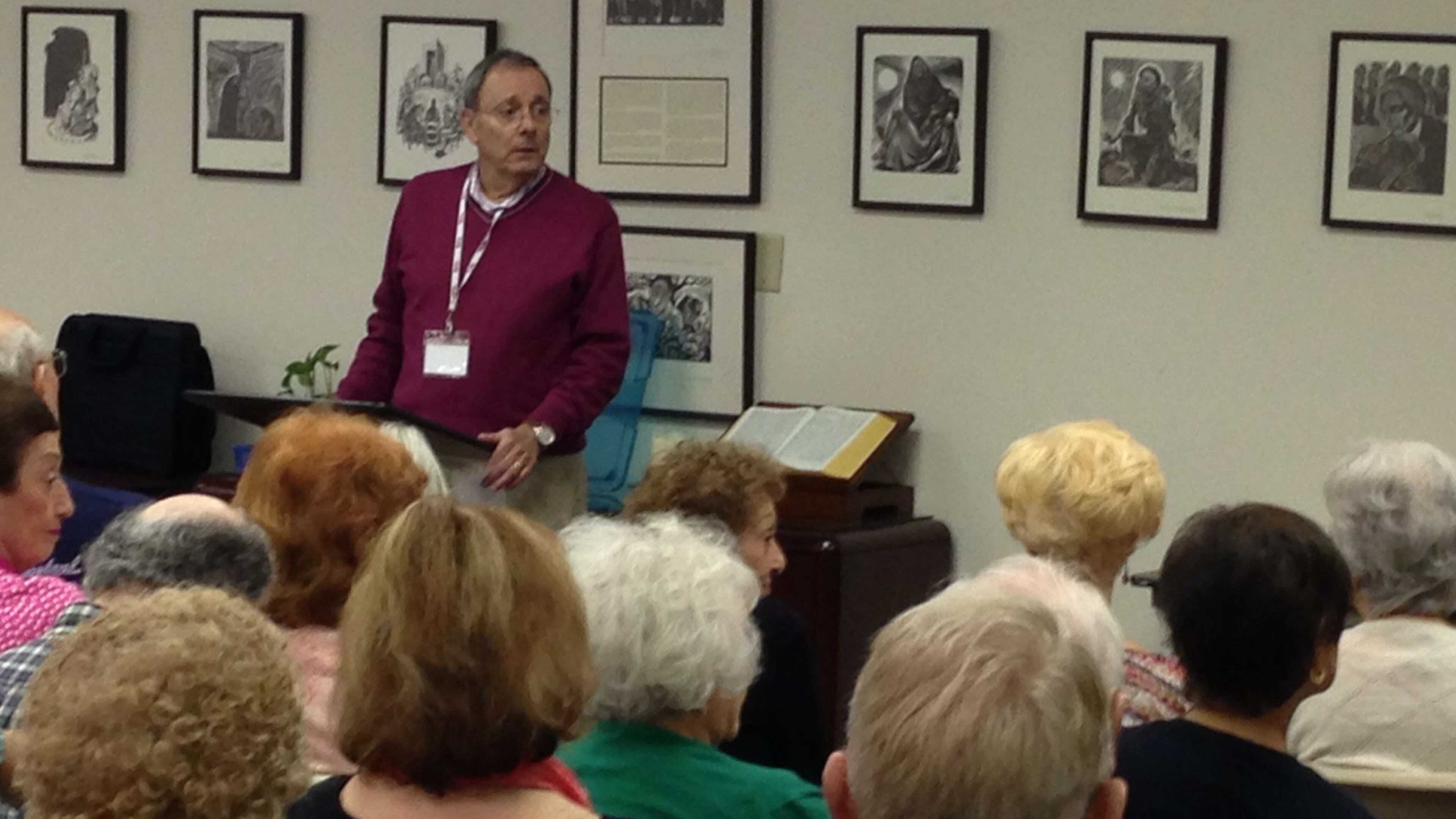 Rabbi Donald Tam teaches a popular class at Seniors Enriched Living a learning program in North Fulton for older folks.