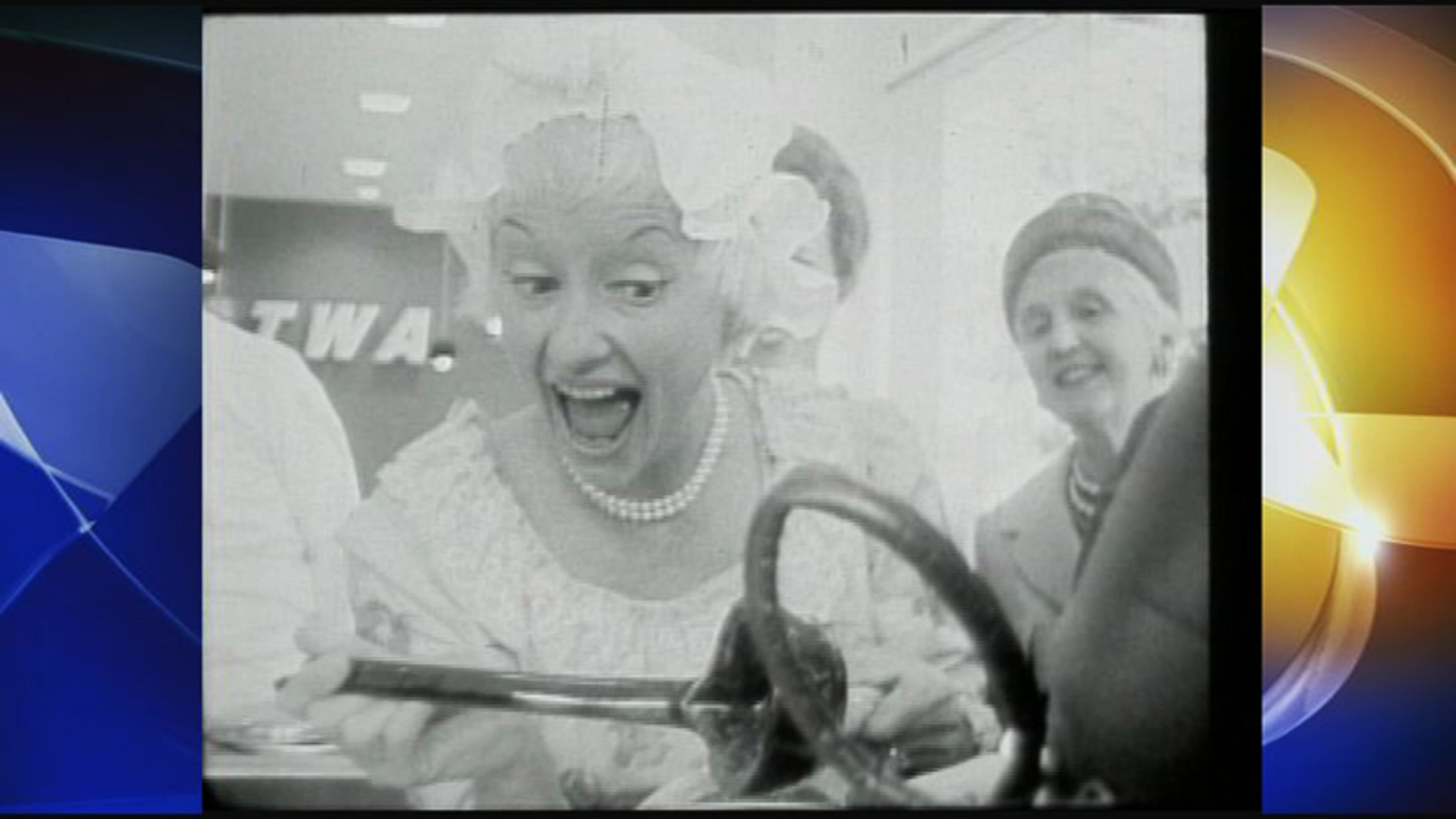 Phyllis Diller, the housewife turned humorist who aimed some of her sharpest barbs at herself, punctuating her jokes with her trademark cackle, died Monday morning in her Los Angeles home at age 95. This is a screen shot from exclusive KTVU footage of Diller acting as a soup server nearby the TWA area of San Francisco International Airport in the 1960s.