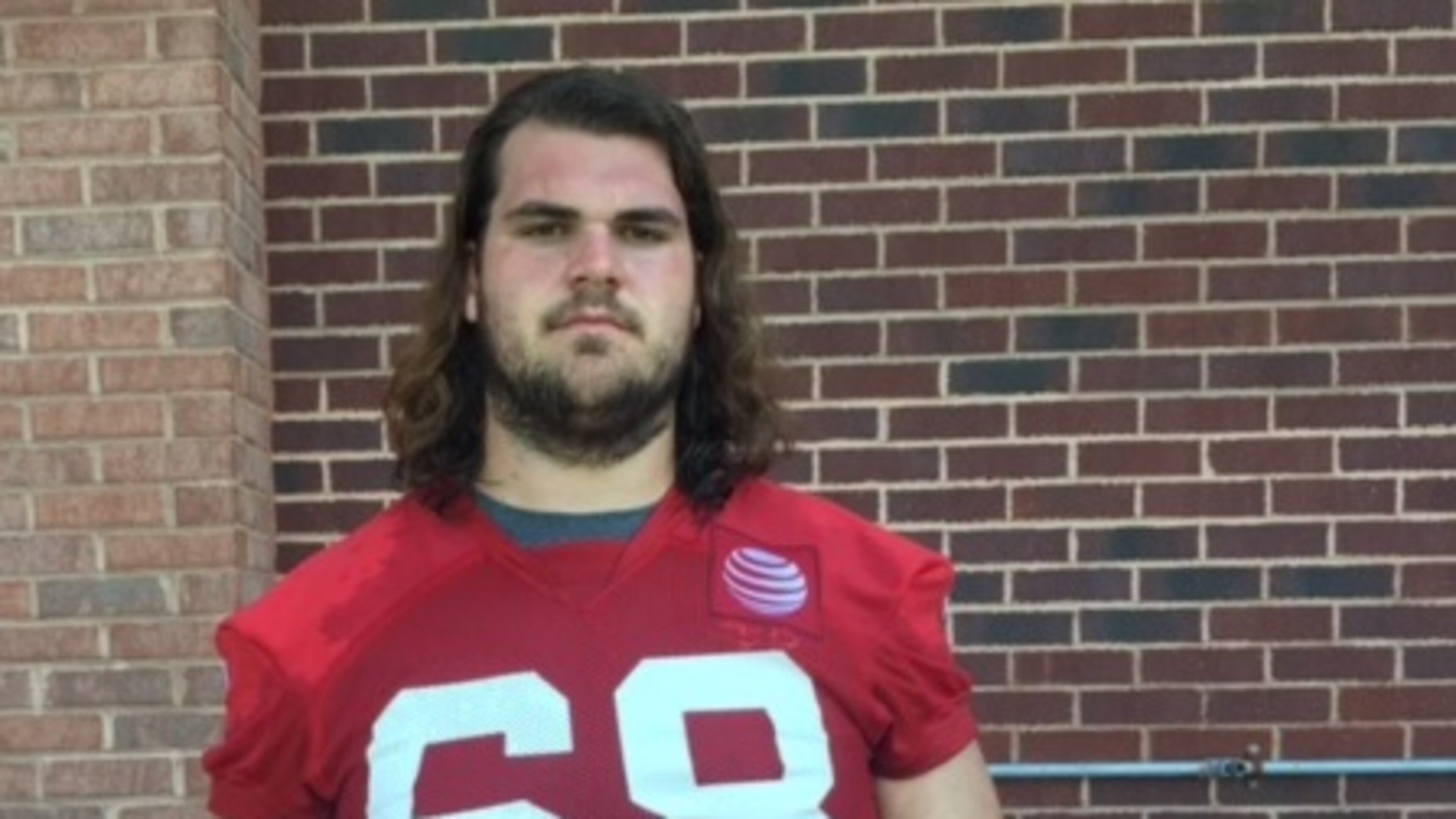 Austin Pasztor after signing with the Falcons last season. (By D. Orlando Ledbetter/dledbetter@ajc.com)