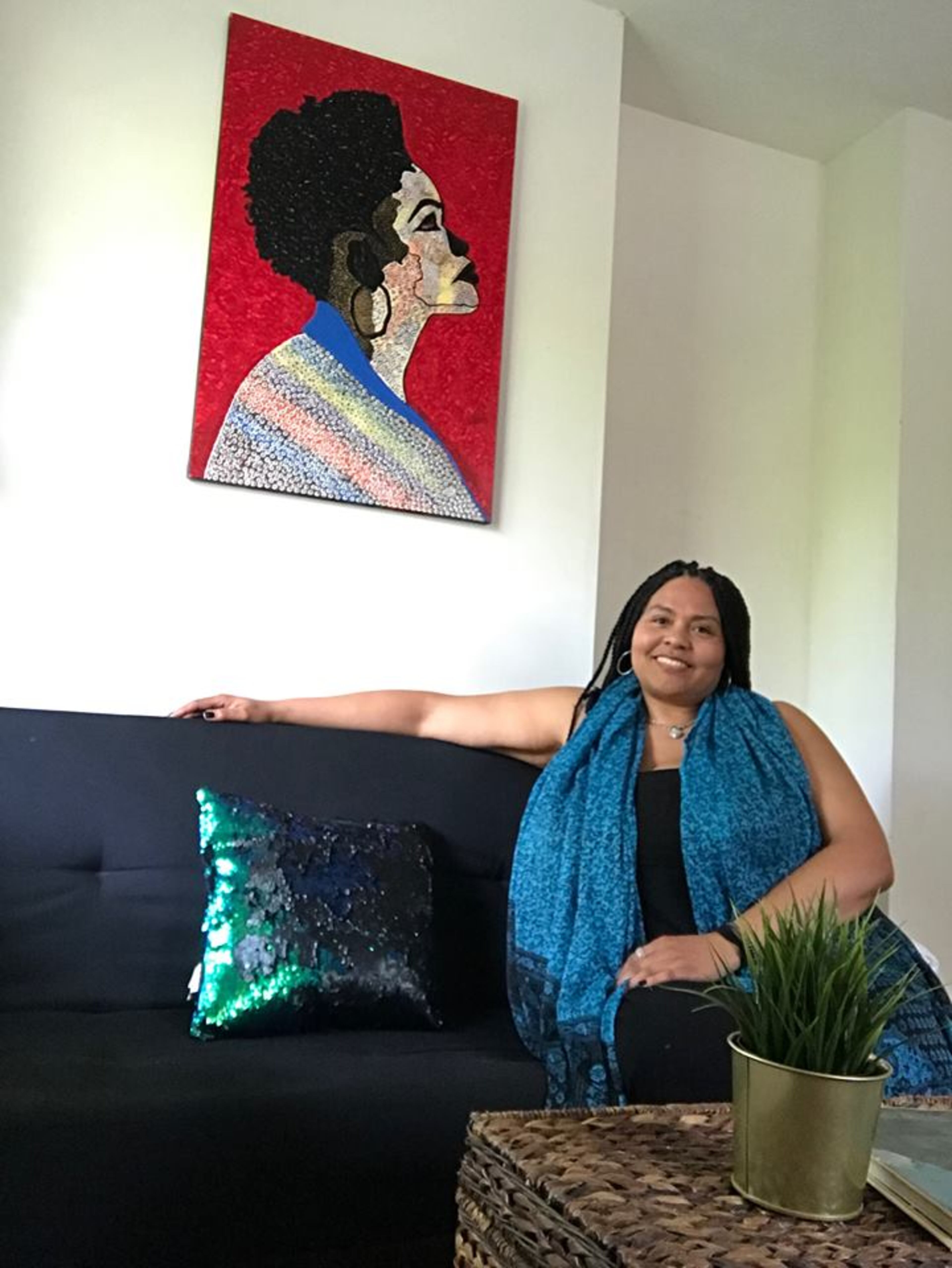 Raycelle LaBlanc, used Airbnb to rent two rooms out of her Stone Mountain home. “The experience has been great. I have met a lot of interesting people from all over the world,” she said.