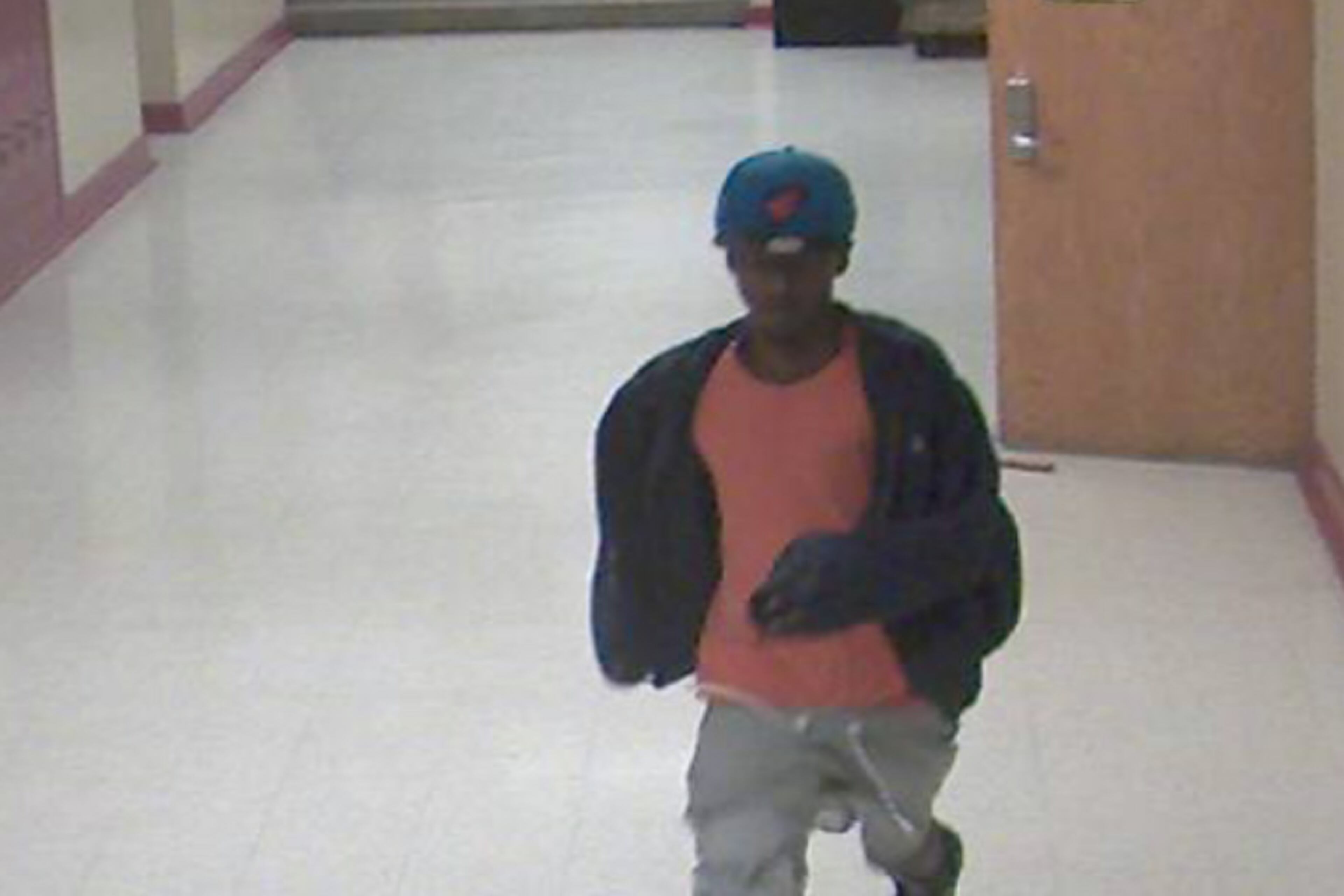 Atlanta police have released pictures captured by surveillance cameras of four men who may have taken more than 100 computers from Brown Middle School west of downtown Atlanta. (Atlanta Police Department)