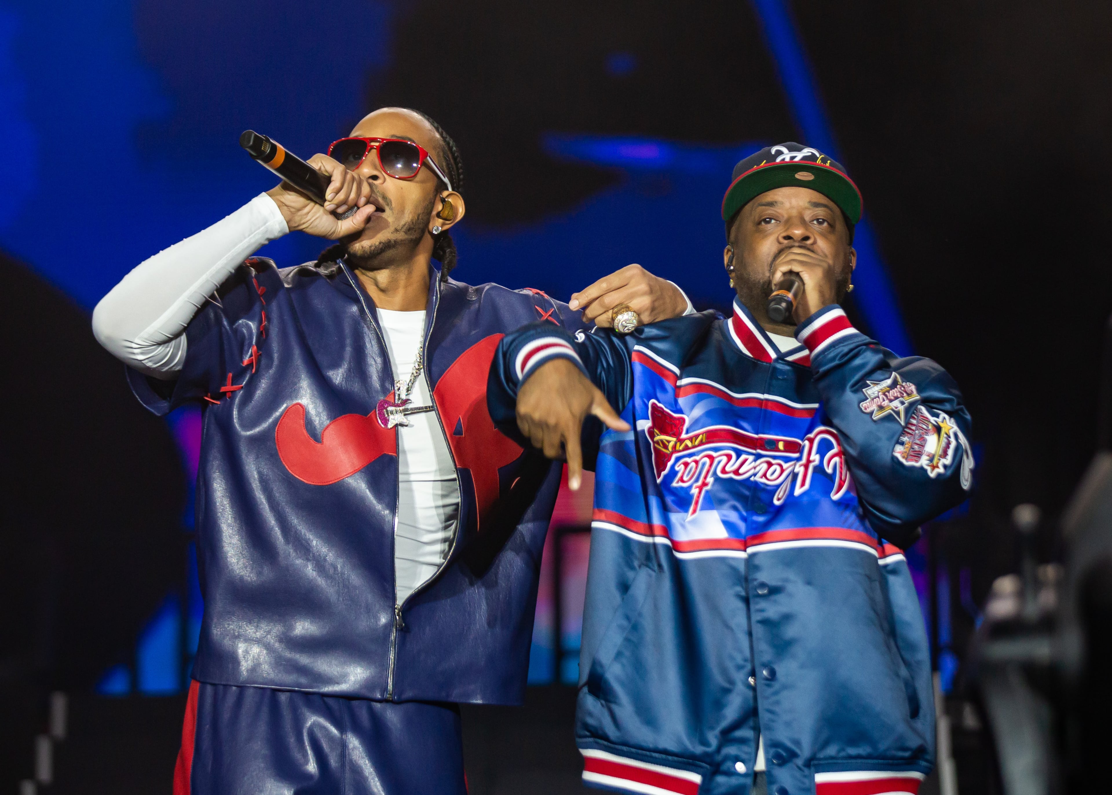 Grammy-award winning rap artist Ludacris (left) and legendary music producer Jermaine Dupri are among the dozens, if not hundreds, of household names in the music industry that call Georgia home. (Ryan Fleisher for the AJC 2025)