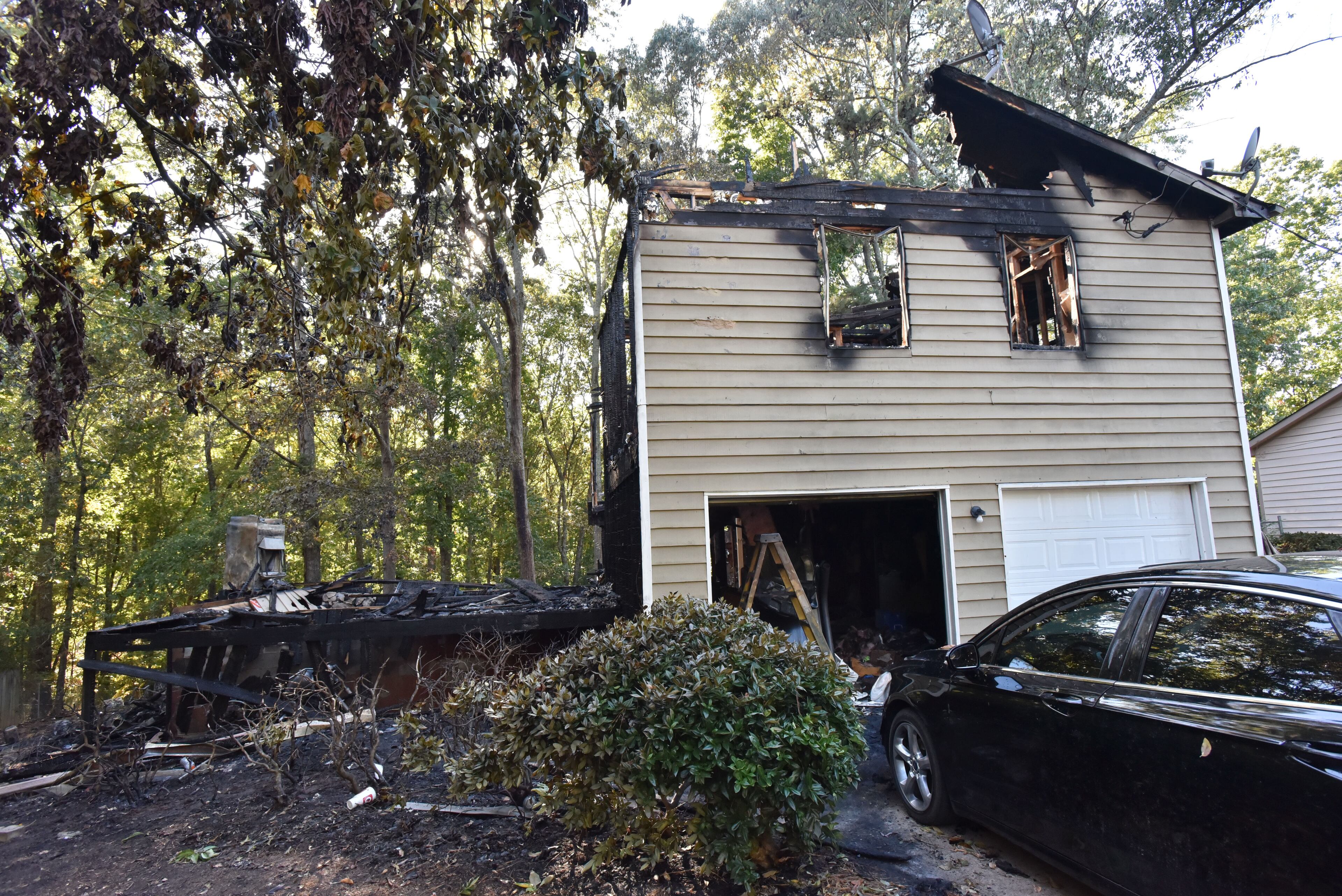 October 23, 2016 Duluth - Five adults were found dead after a fire gutted a home in the 2200 block of Post Oak Drive in unincorporated Duluth early Sunday morning on Sunday, October 23, 2016. Five people are dead after a fire gutted a home in unincorporated Duluth early Sunday morning, Gwinnett County fire officials said. Gwinnett County Department of Fire and Emergency Services Capt. Tommy Rutledge confirmed that five adults were found dead in the home in the 2200 block of Post Oak Drive NW, a two-story structure in the middle of a dead-end street near Old Peachtree Road. HYOSUB SHIN / HSHIN@AJC.COM